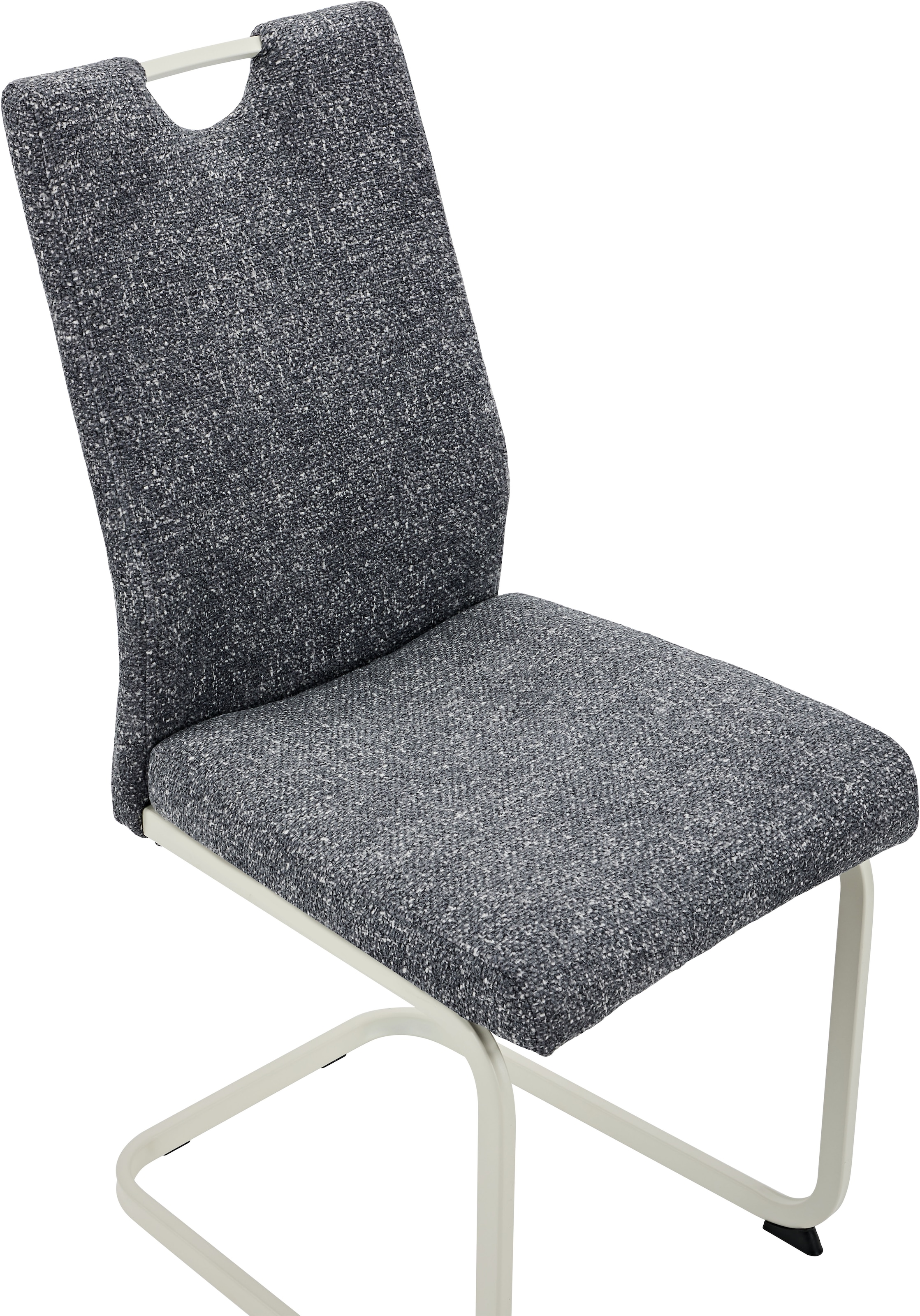 HELA Chaise cantilever »TIVOLI« (Ensemble) 1 cuisfauteuil cantilever, structure blanc perle, avec poignée, charge max. 140 kg