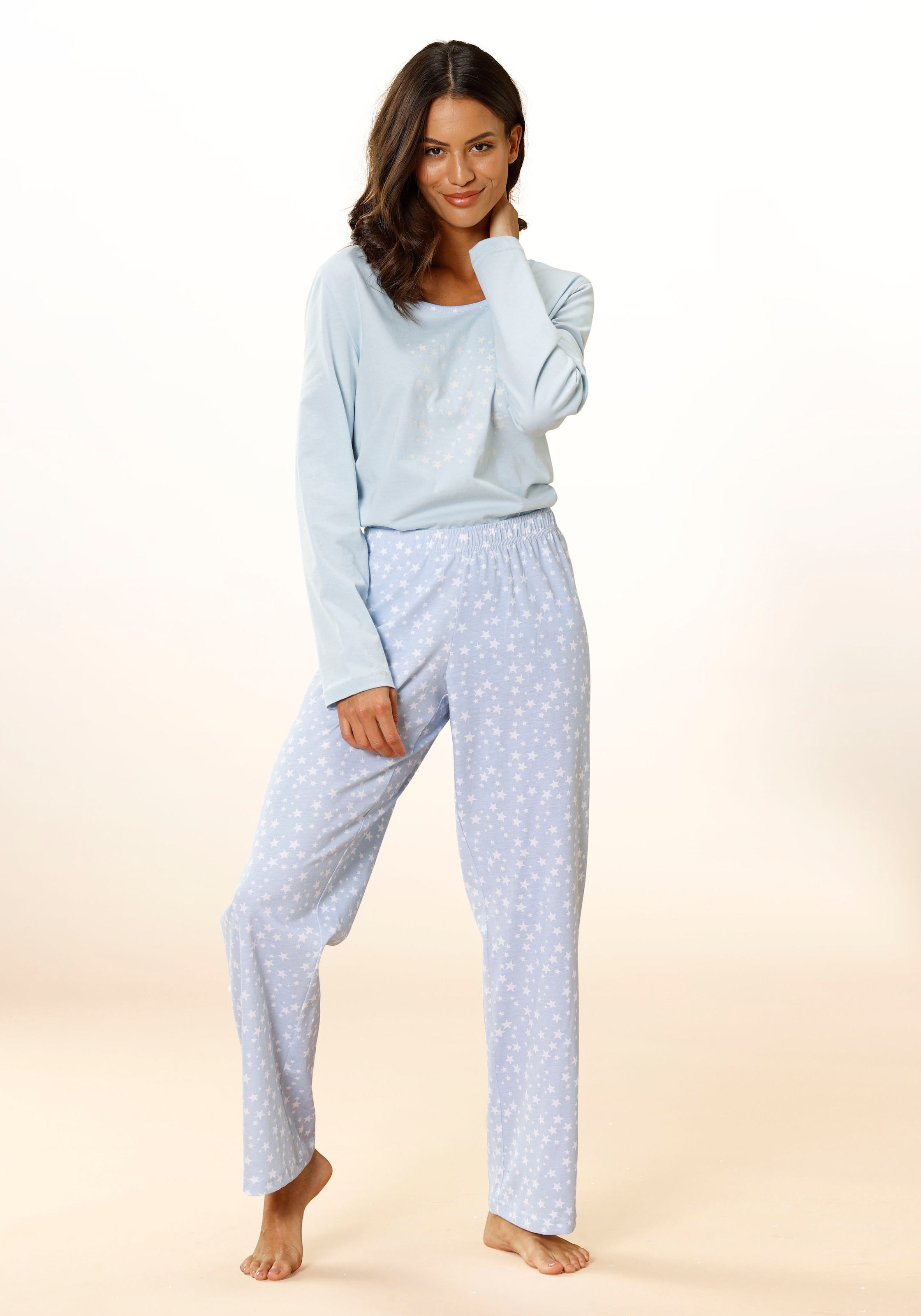 Image of Vivance Dreams Pyjama Set, 2 tlg. mit Sternenprint