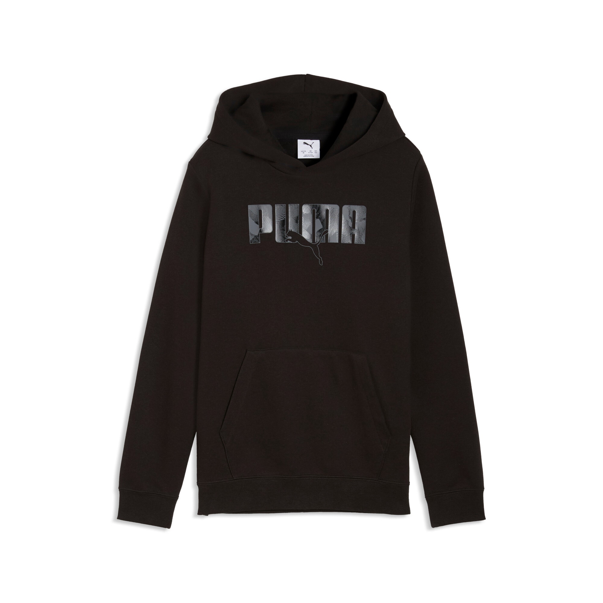 PUMA Sweat à capuche »ESS LOGO LAB STORY 2 HOODIE TR B«, pour adolescents, avec capuche, avec poche kangourou, coupe régulière
