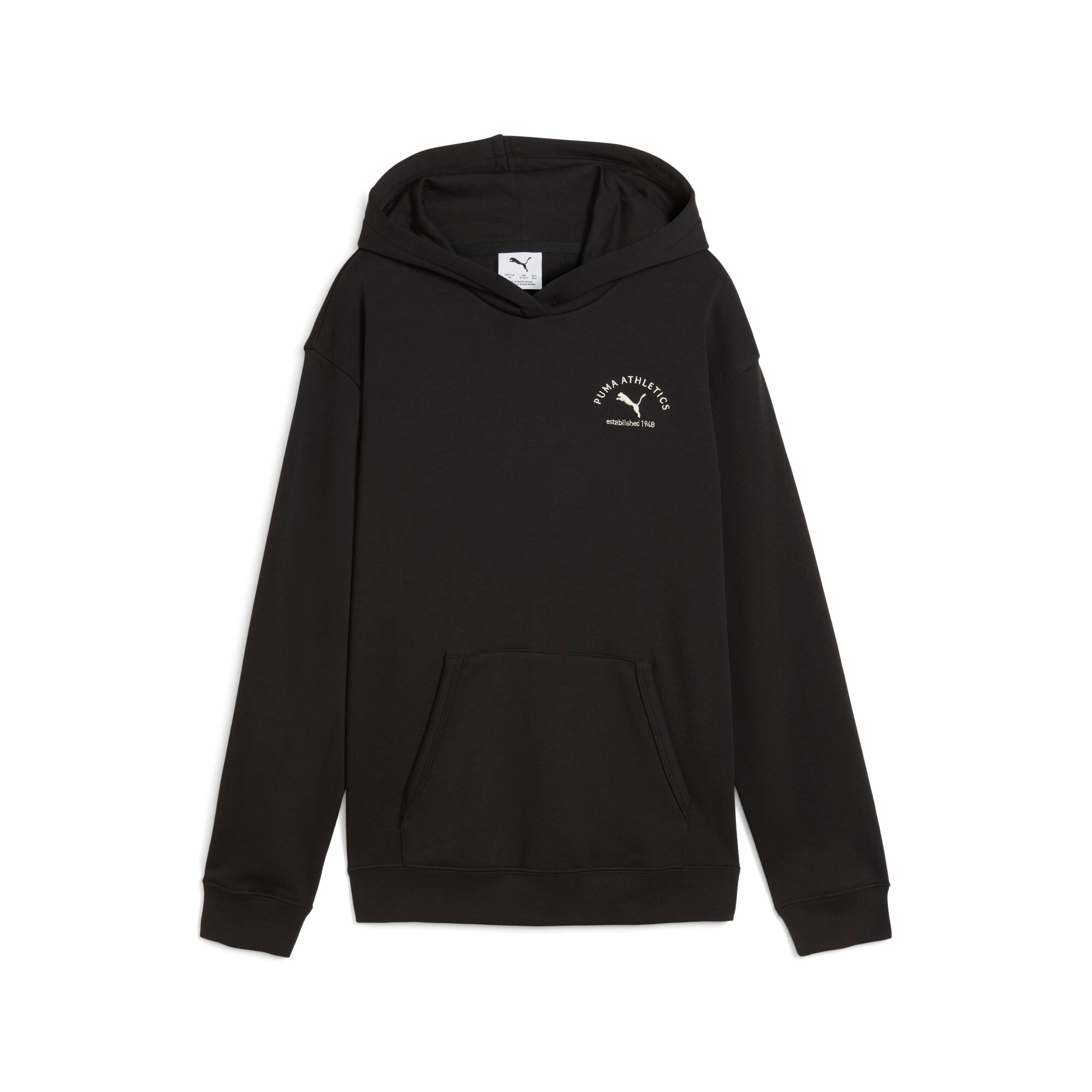 Image of PUMA Kapuzensweatshirt "CLASS RELAXED HOODIE TR G", für sportliche und lässige Anlässe, mit Kapuze, aus Baumwollmischung