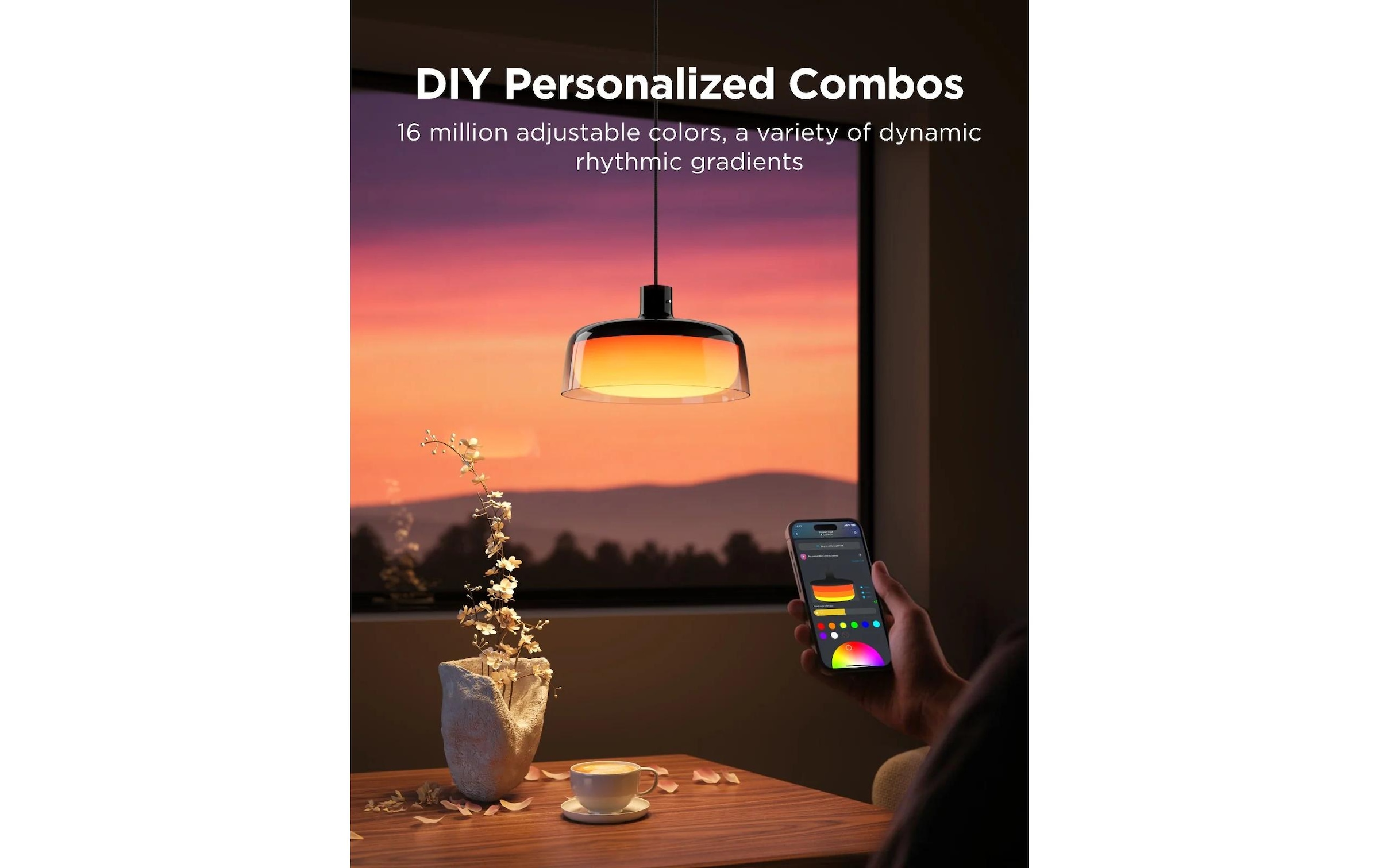 Govee Lampe suspendue »30 x 30 x 17,1 cm« 1 cuis Steuerung per App, Sprache (Alexa, Google, Matter)