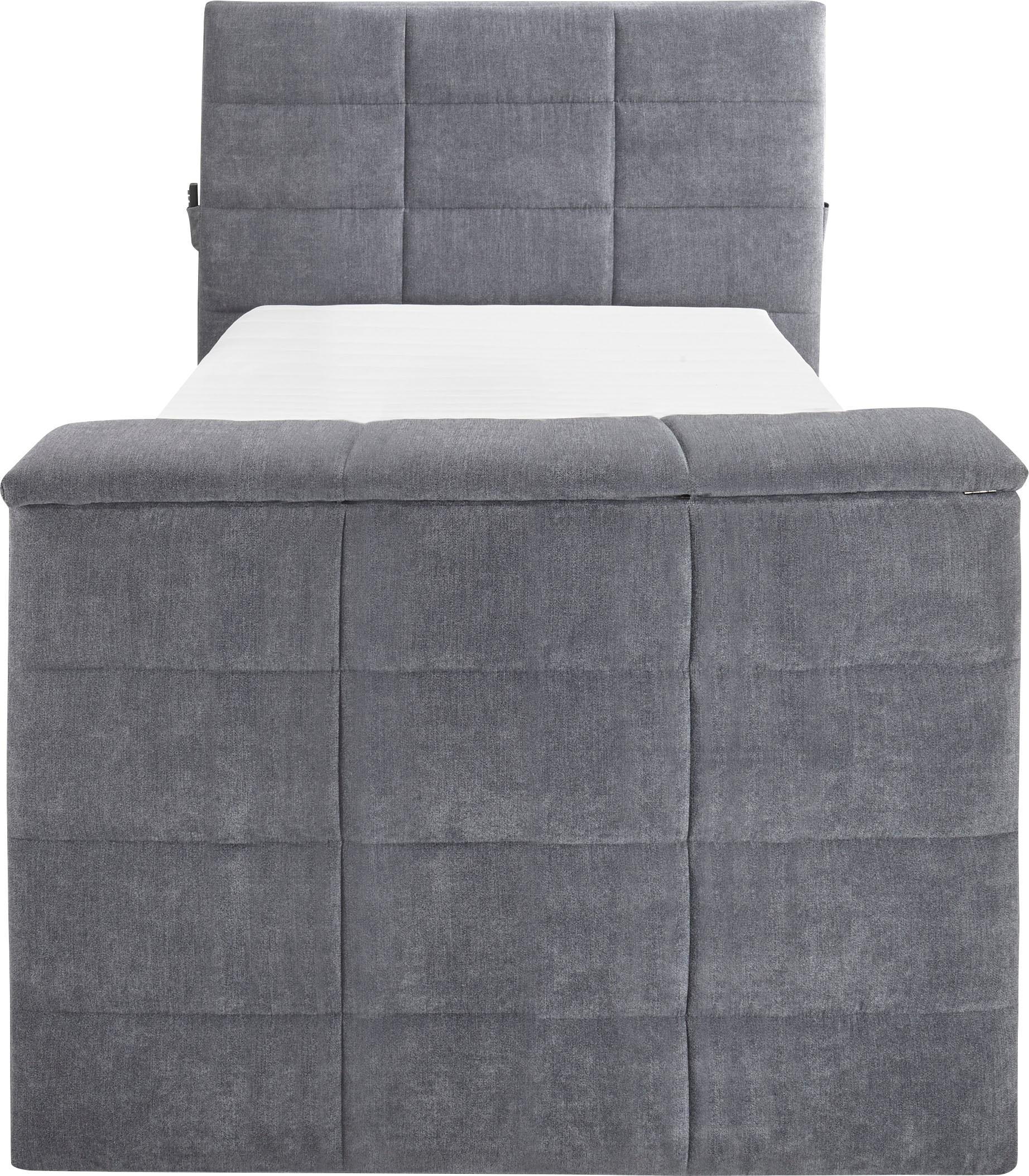 ED EXCITING DESIGN Boxspringbett »Denver« inkl. Motor, Topper und motorisierter TV-Halterung bis 40 Zoll