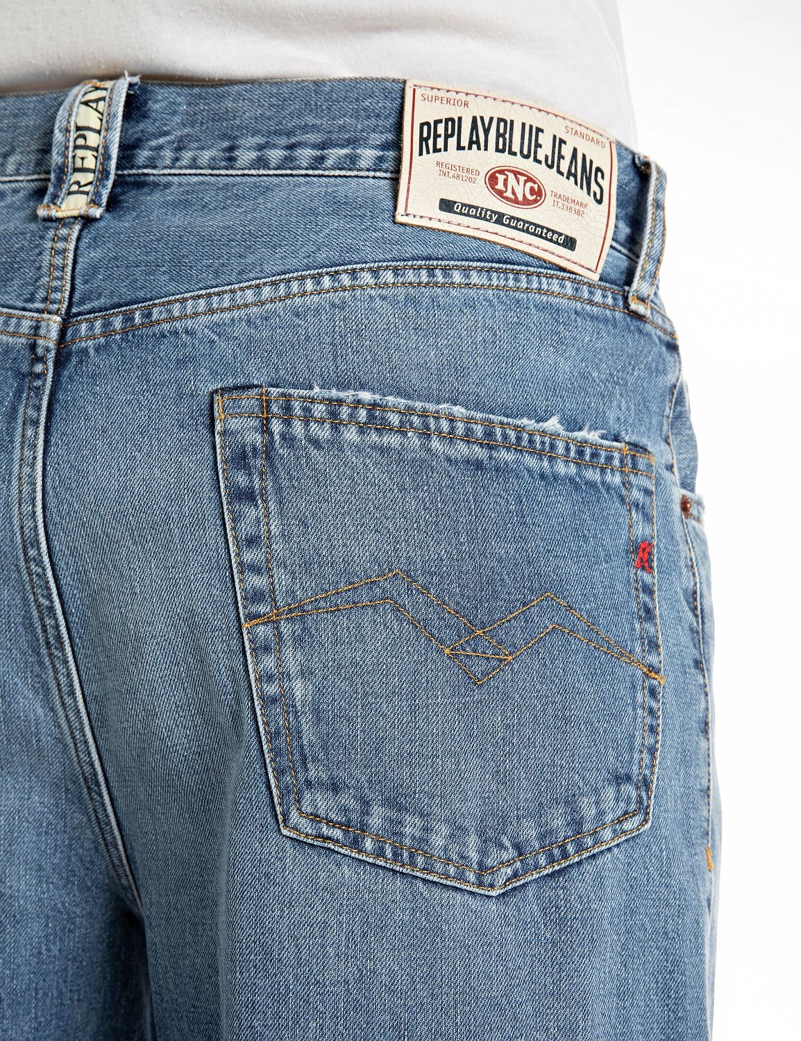 Replay Straight-Jeans »M9Z1 9Zero1 90´s Straight Fit«, mit Washed-Look