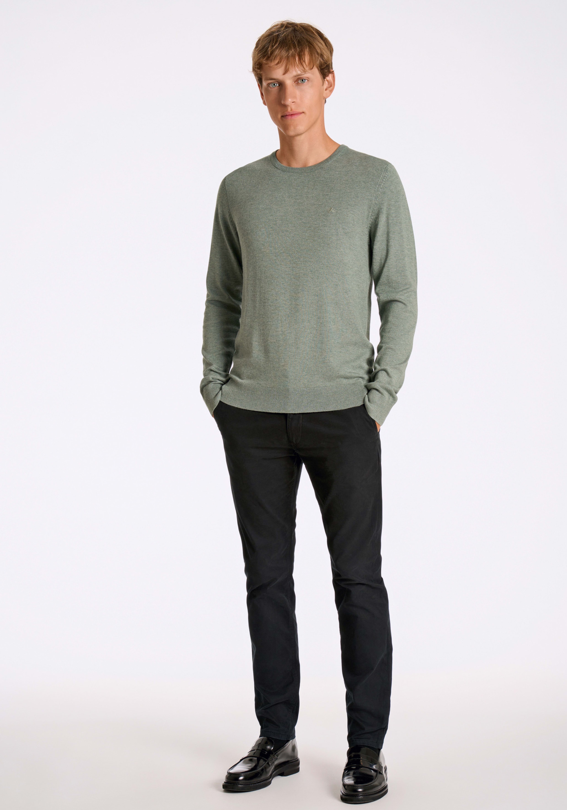 LINDBERGH Pull en tricot mit Logo-Stickerei