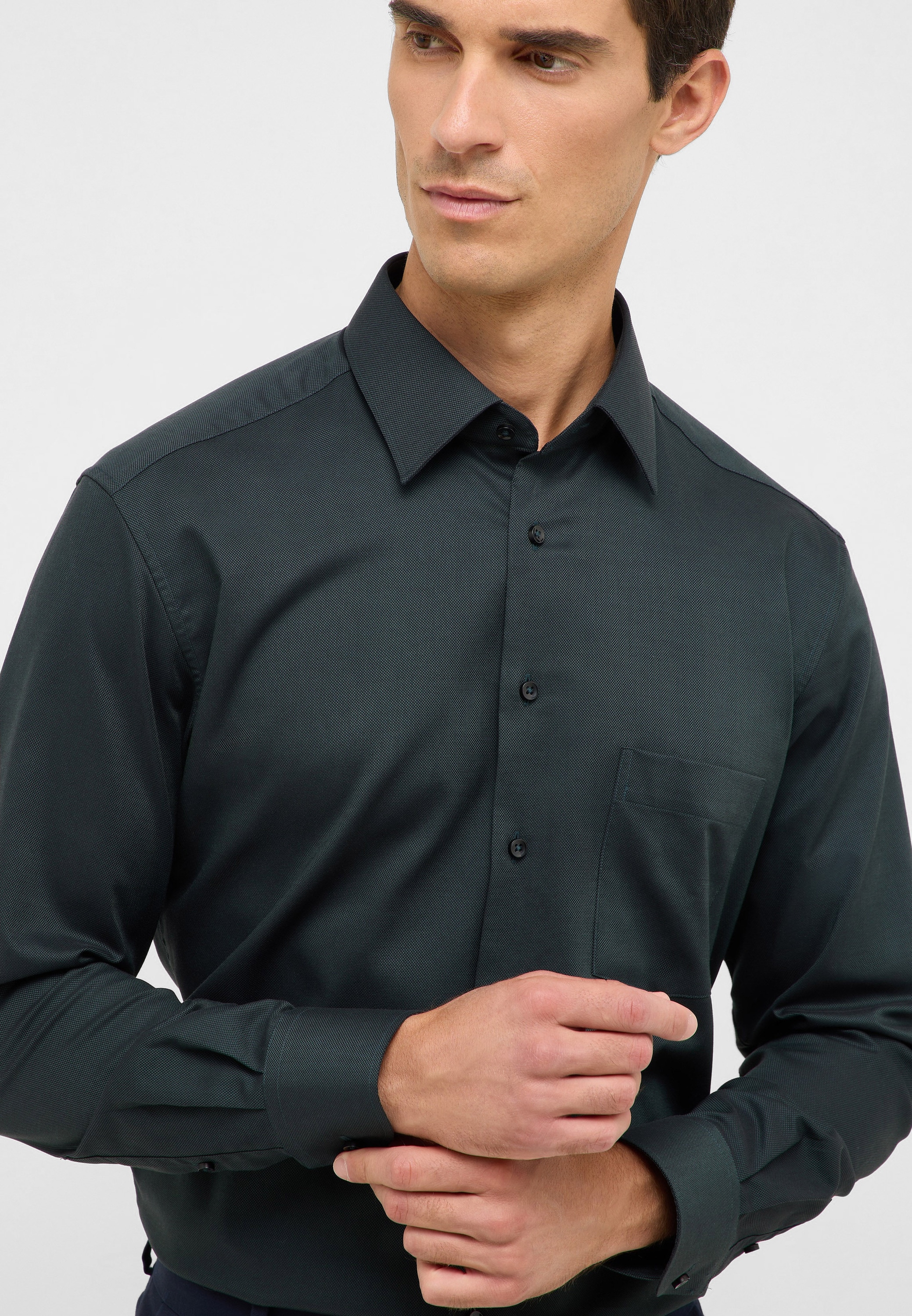 Eterna Langarmhemd »MODERN FIT« NON IRON (bügelfrei)