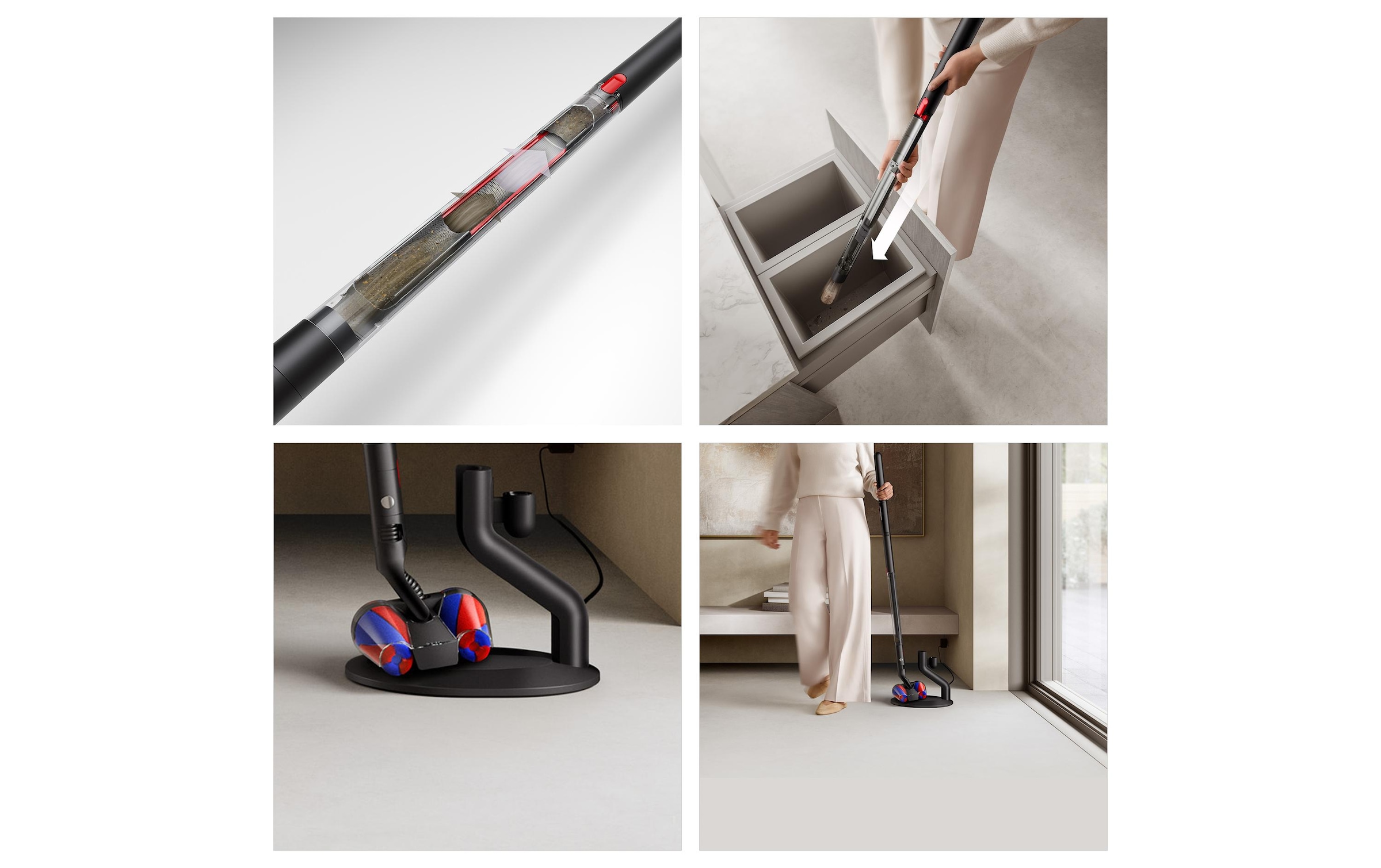 DYSON Akku-Hand-und Stielstaubsauger »PencilVac™ Fluffycones« Saugkraft bis zu: 55 AW, Voller innovativer  Technologie