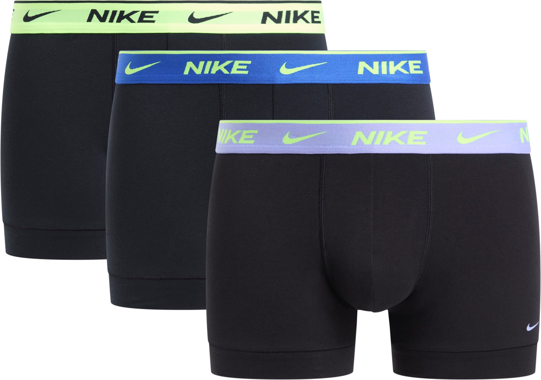 NIKE Underwear Tronc »TRUNK 3PK« Packung, 3er, 3 cuis mit Logo-Elastikbund