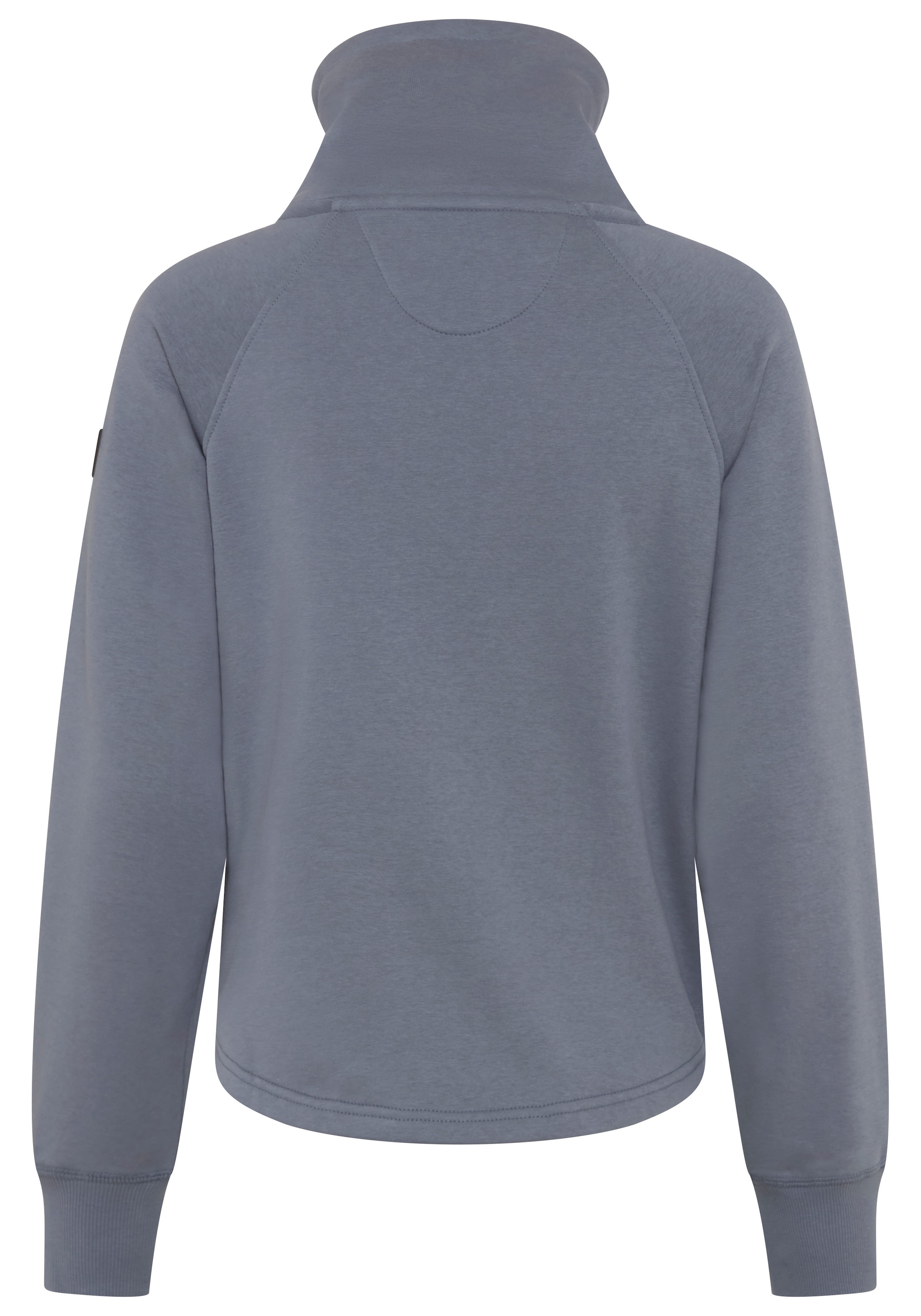 KangaROOS Sweat-shirt , avec col châle haut, forme mi-hanche, manches longues, aussi en grandes tailles
