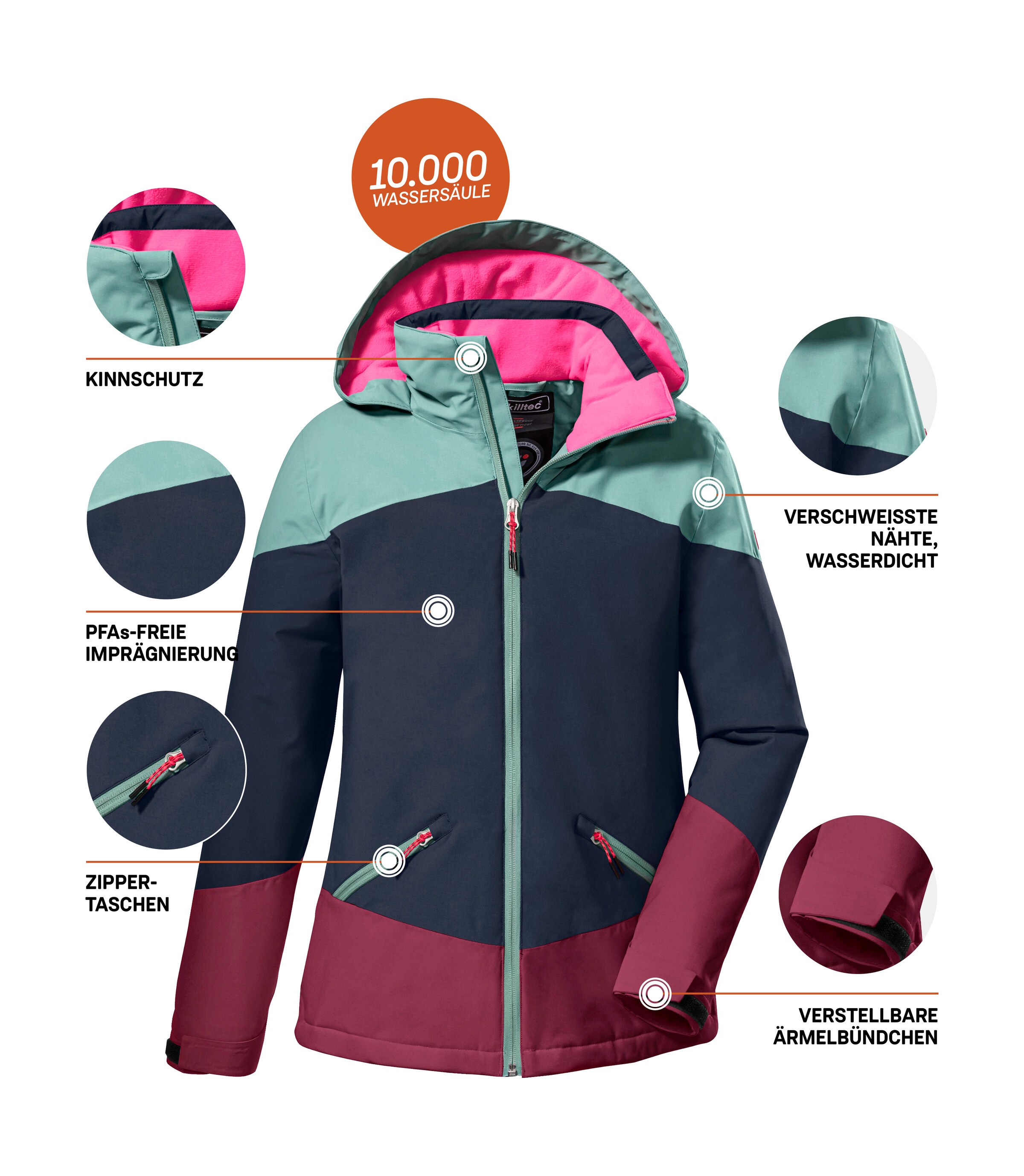 Killtec Outdoorjacke »KOW 195 GRLS JCKT«
