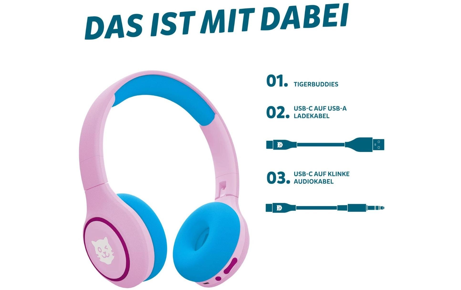 TigerMedia Écouteurs Bluetooth »Tigerbuddies«