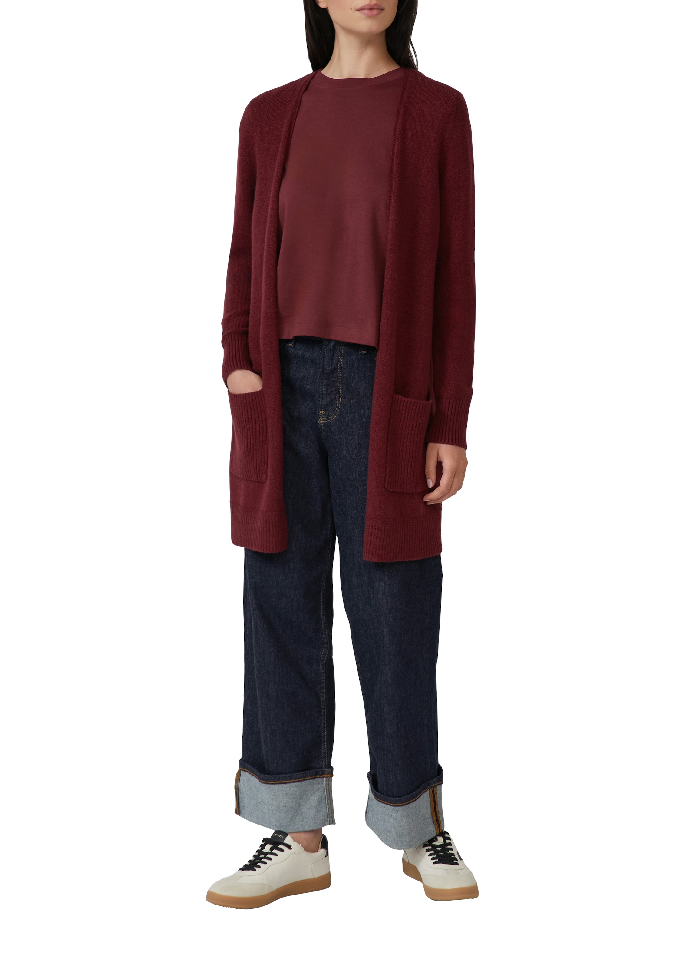 s.Oliver Veste en tricot avec poches appliquées