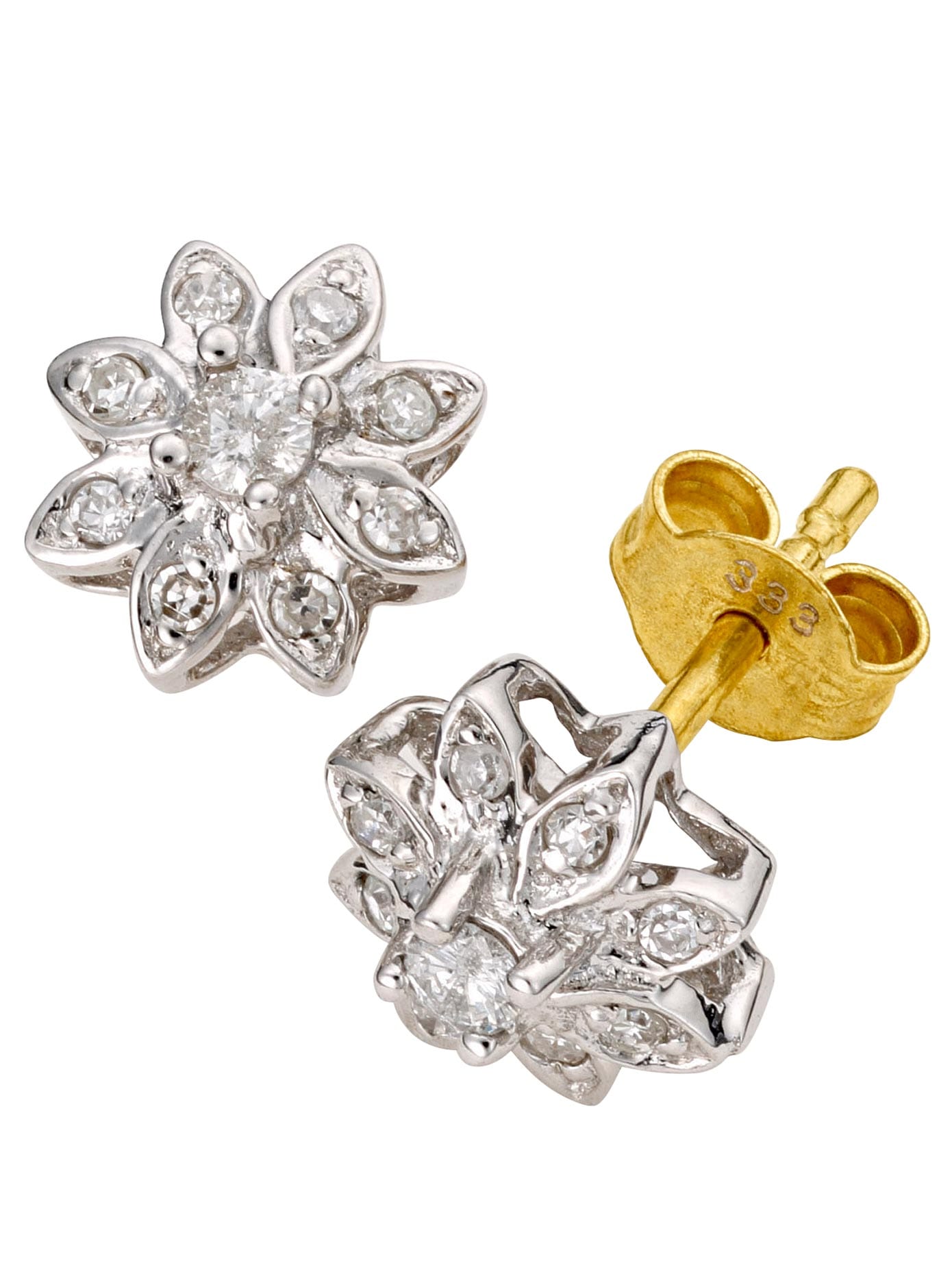 Ohrstecker in Blütenform