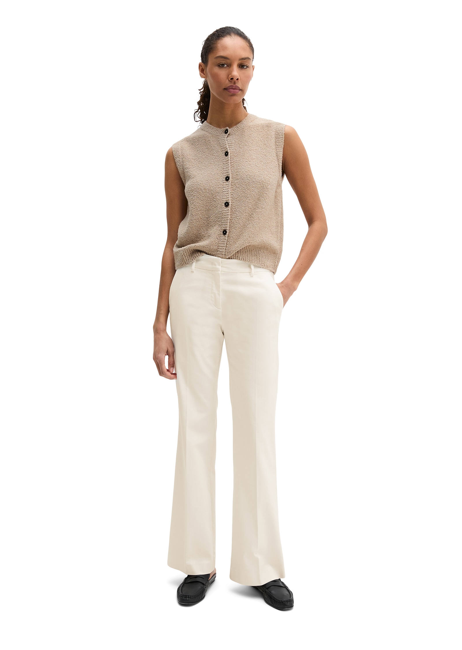 Marc O'Polo Pantalon stretch »MARTHE Flared«  Model MARTHE flared fit, superstretch, mid waist