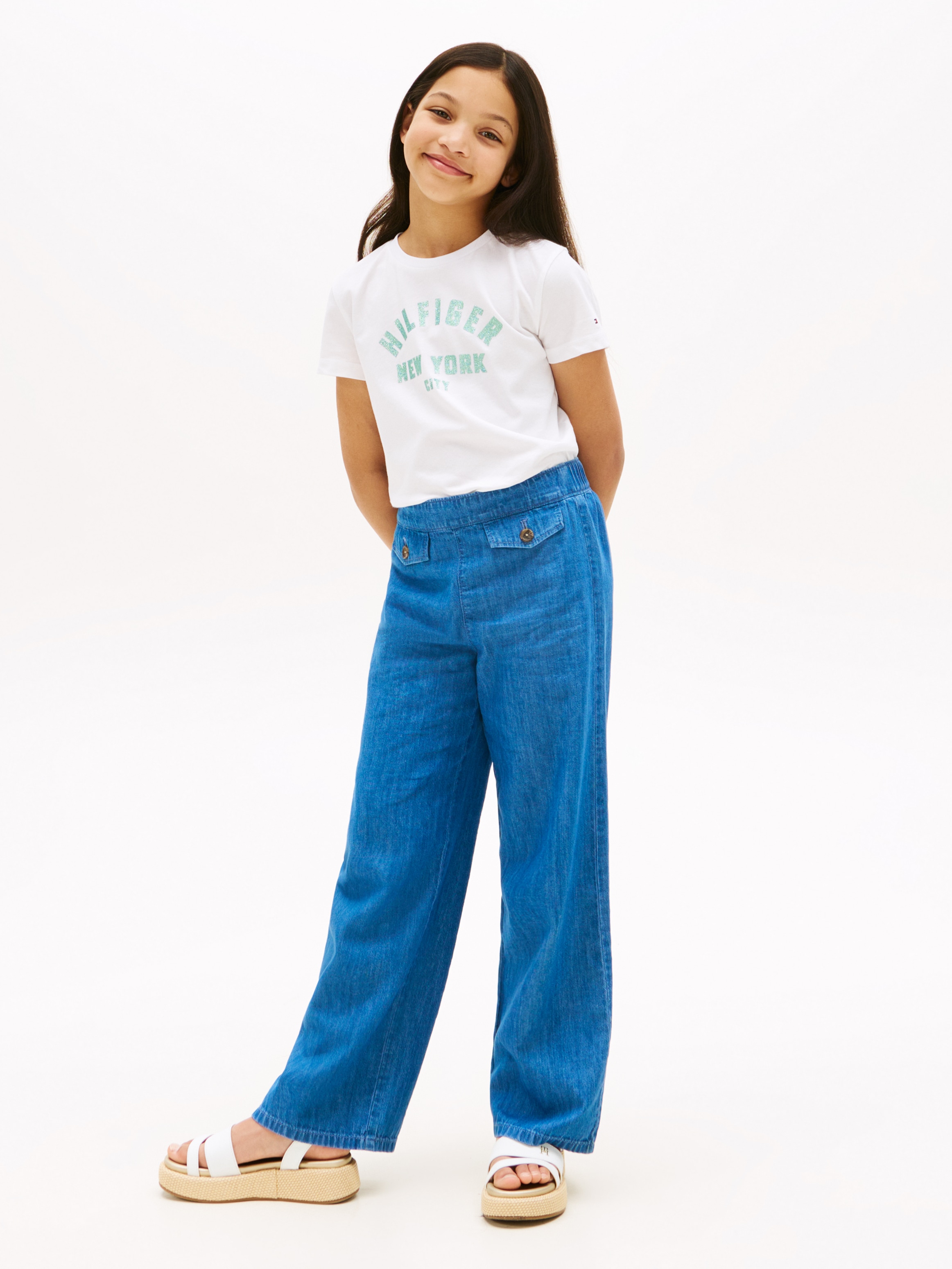 Tommy Hilfiger T-Shirt »HILFIGER GRAPHIC T-SHIRT«, für Kinder bis 16 Jahre, mit grossem Druck