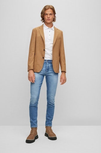 BOSS ORANGE Regular-fit-Jeans »Taber BC C«, mit Markenlabel