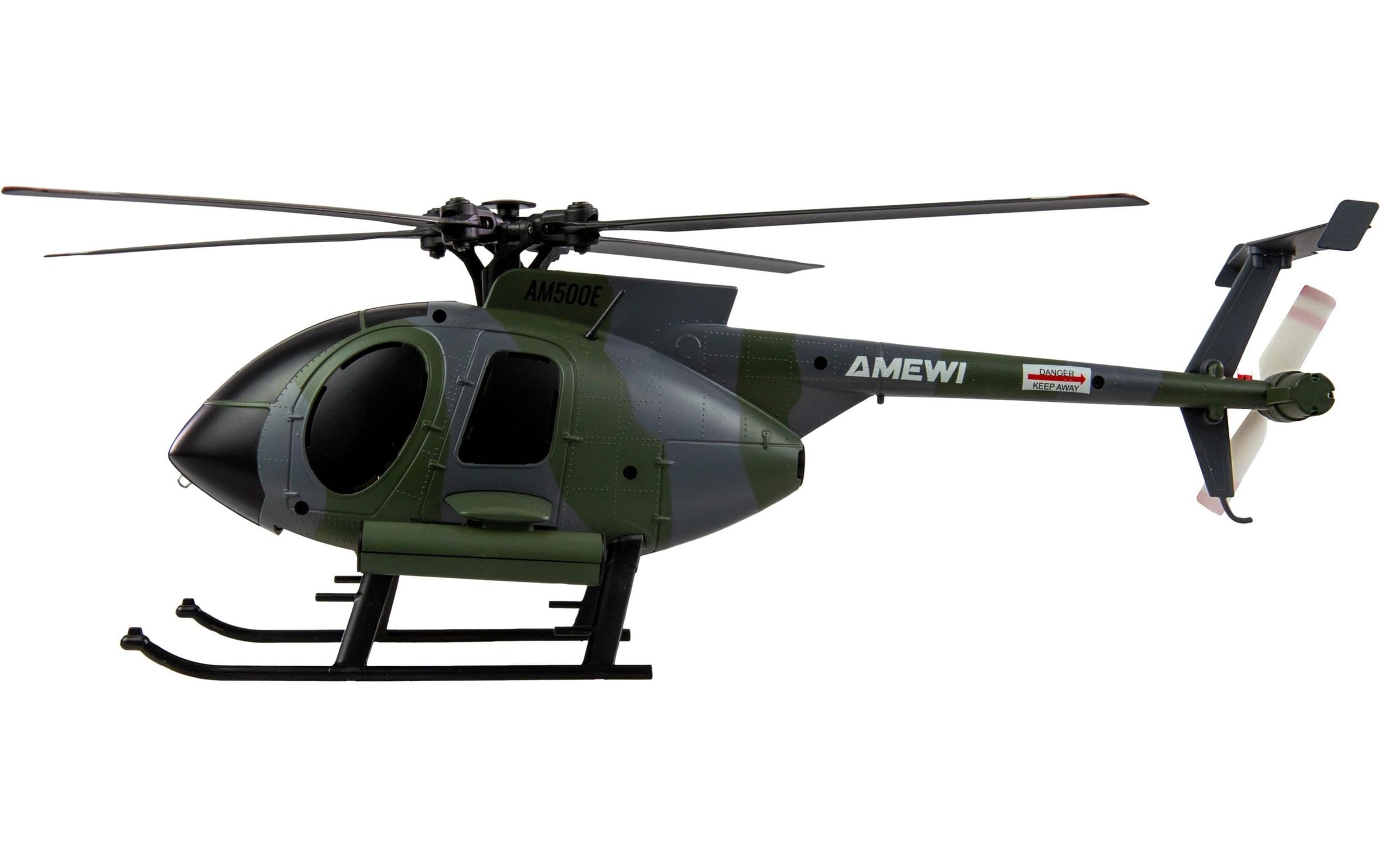 Image of Amewi RC-Helikopter "Helikopter Hughes MD500 Militär 4-Kanal 6G RTF"