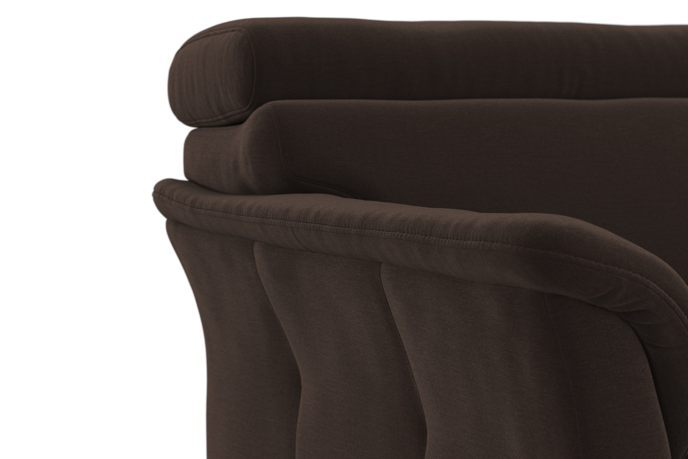 sit&more Ecksofa »Marano L-Form«, inklusive Kopfteilverstellung, wahlweise mit Bettfunktion, Bettkasten
