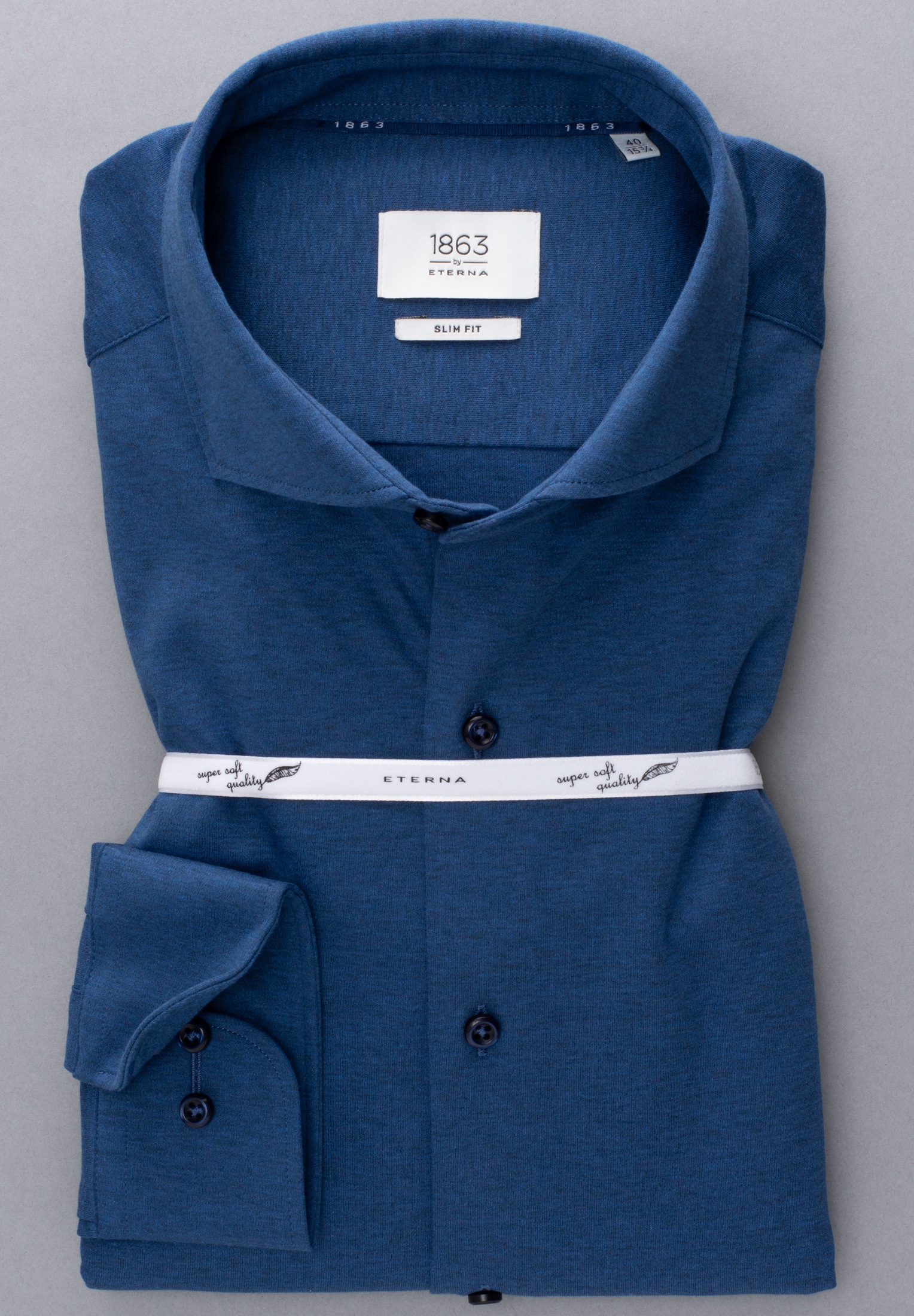 Eterna Langarmhemd »SLIM FIT«, NON IRON (bügelfrei)