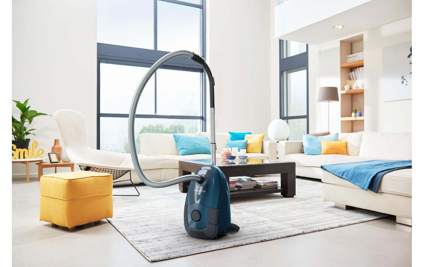 Rowenta Bodenstaubsauger »POWER XXL (RO3125) Blau/Grau«, 450 W, mit Beutel