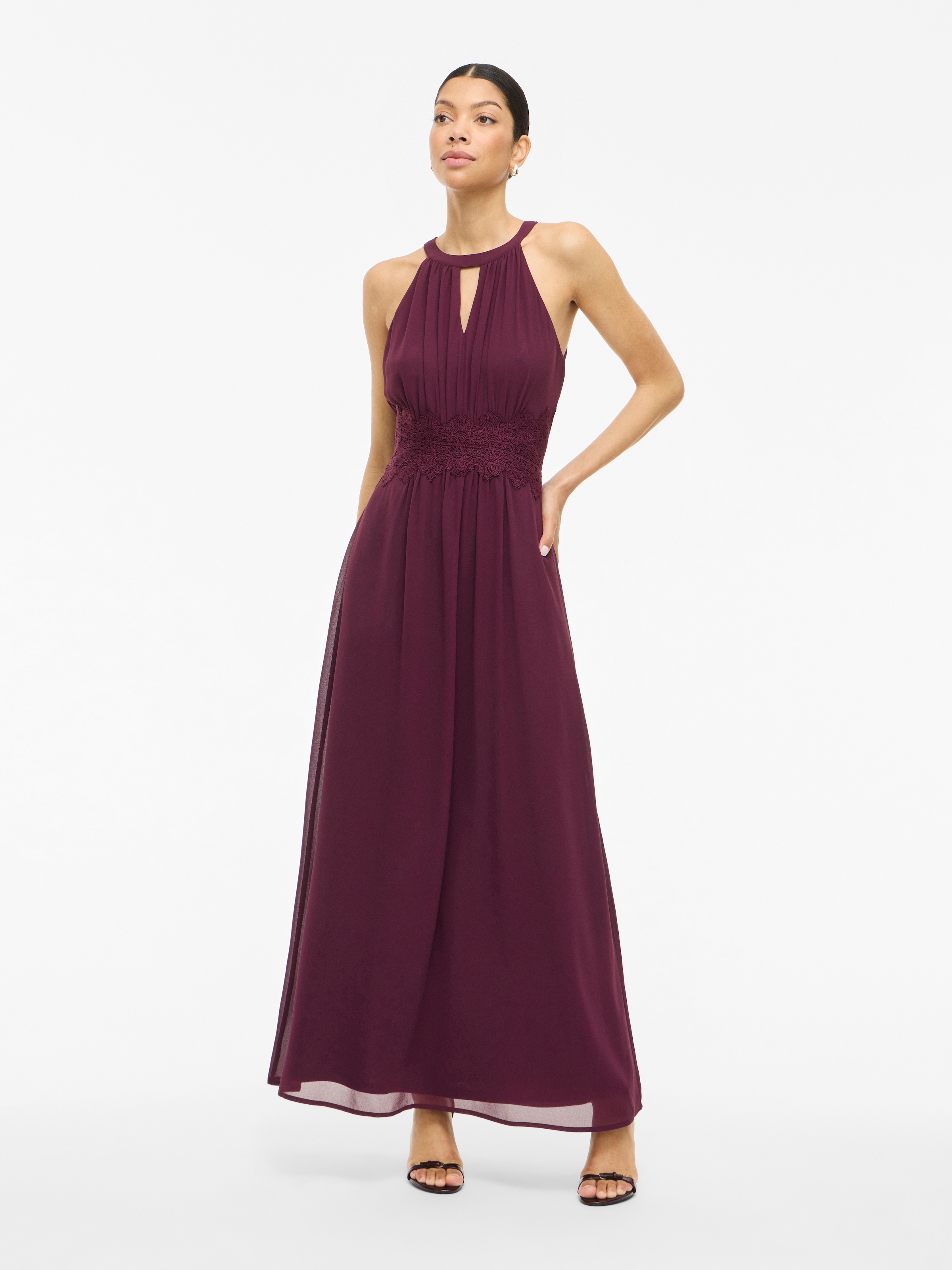 Image of Vila Maxikleid "VIMILINA HALTERNECK MAXI DRESS - NOOS" Sommerkleid