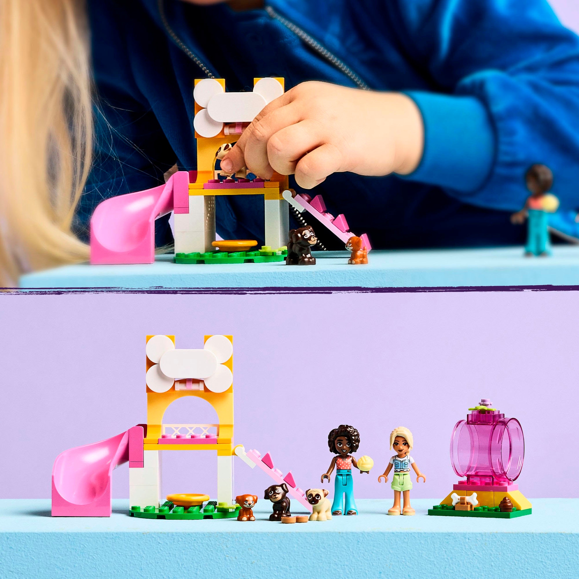 LEGO® Konstruktionsspielsteine »Welpenspielplatz (42665), LEGO Friends« Made in Europe