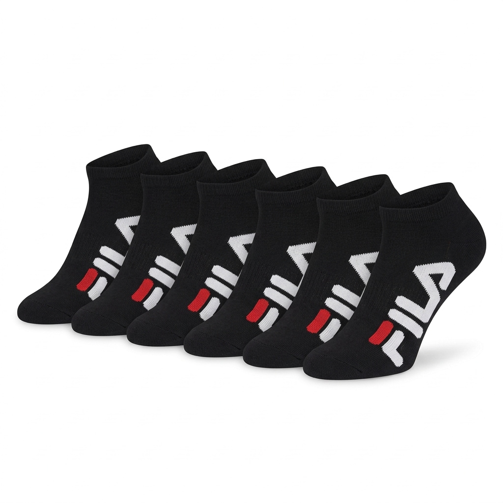 Fila Chaussettes »UNISEX INVISIBLE  SOCKS« 6 paires,  grand logo de marque sur le côté