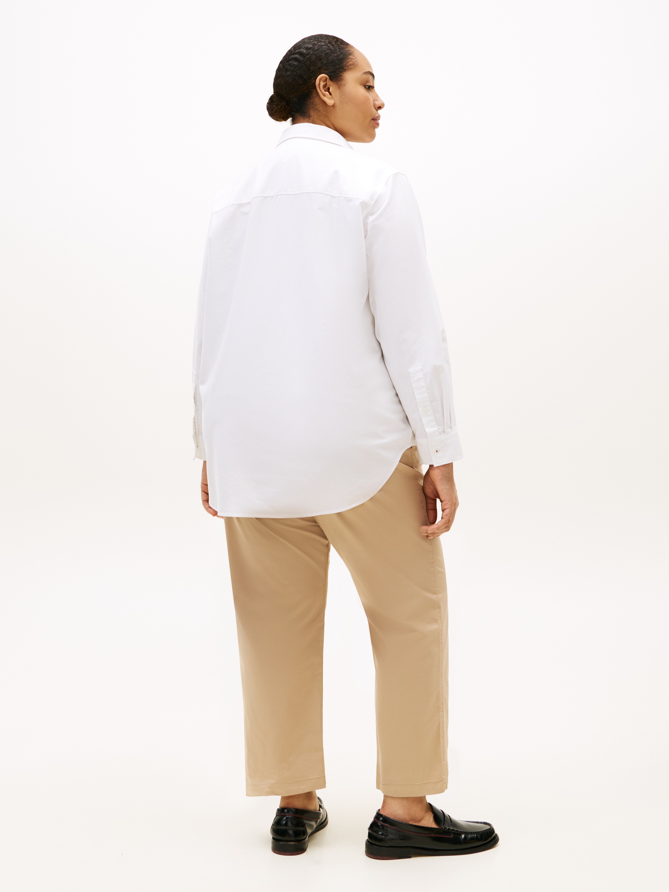 Tommy Hilfiger Curve Blouse chemise »CRV OXFORD RELAXED FIT SHIRT« in grossen Grössen