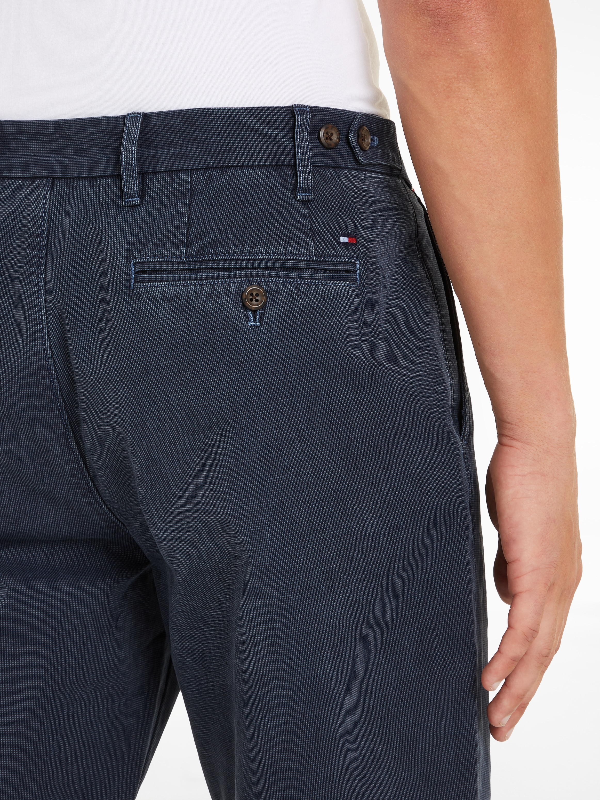Tommy Hilfiger Chinohose »CHINO CHELSEA 1PLT DOBBY YD GMD«