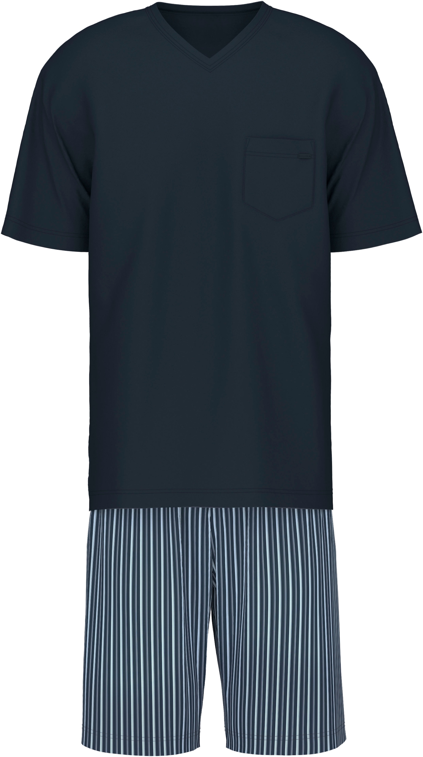 CALIDA Shorty »Relax Imprint« 2 Stk. tlg., mit aufgesetzer Brusttasche