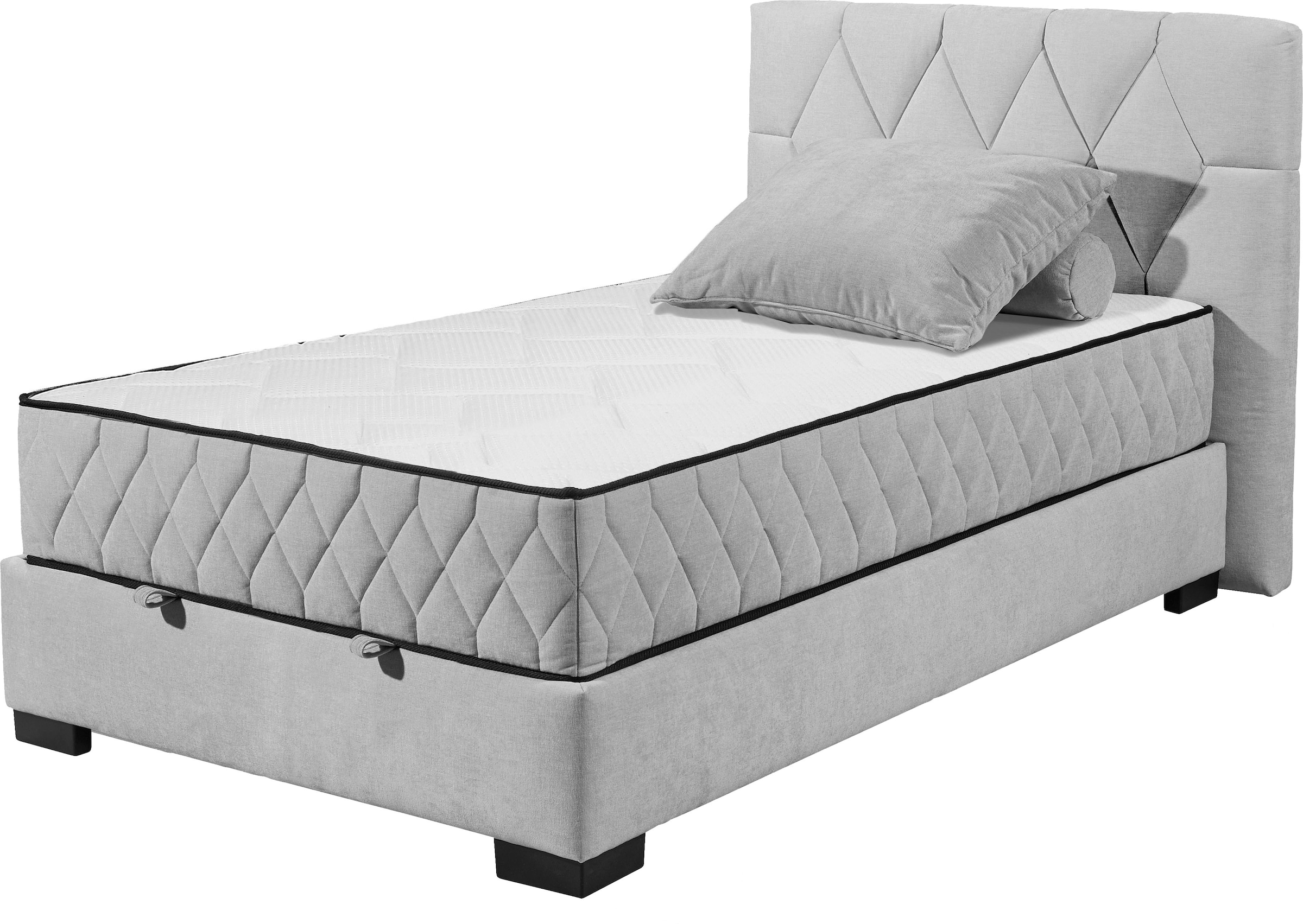 ED EXCITING DESIGN Boxbett »Nagol« mit Bettkasten, mit Wendematratze, erhältlich in verschiedenen Breiten