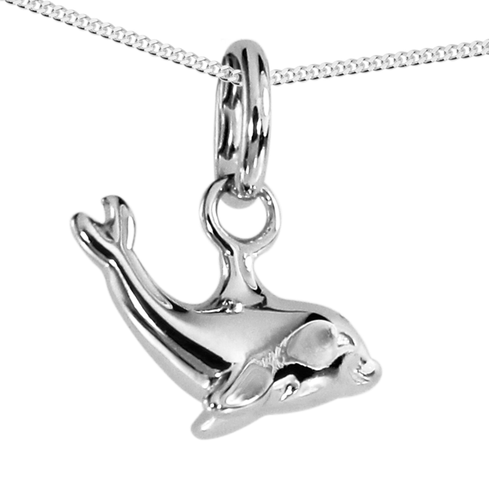 Image of OSTSEE-SCHMUCK Kette mit Anhänger "Ostsee-Schmuck Kette mit Anhänger Delfin"
