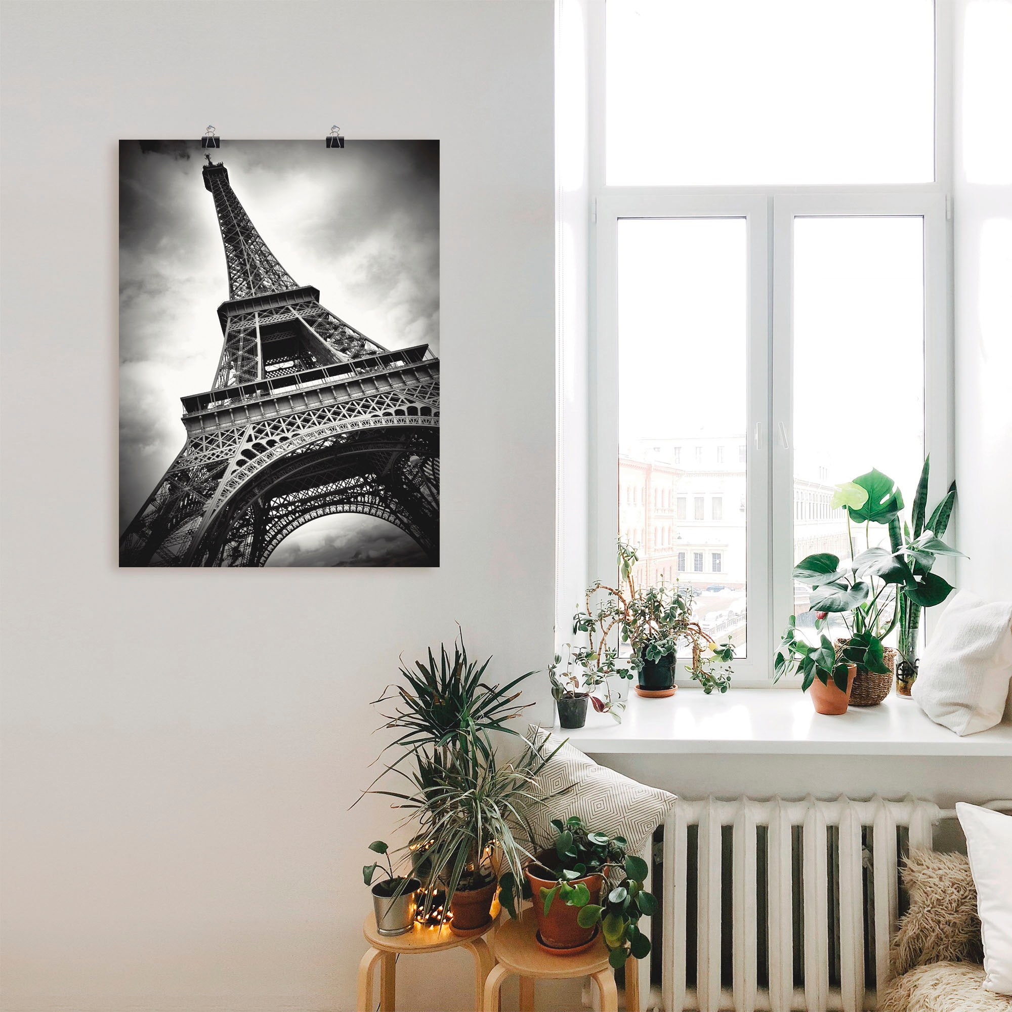 Artland Wandbild »Eiffelturm Paris« Gebäude 1 Stk. tlg. als Leinwandbild, Poster in verschied. Grössen