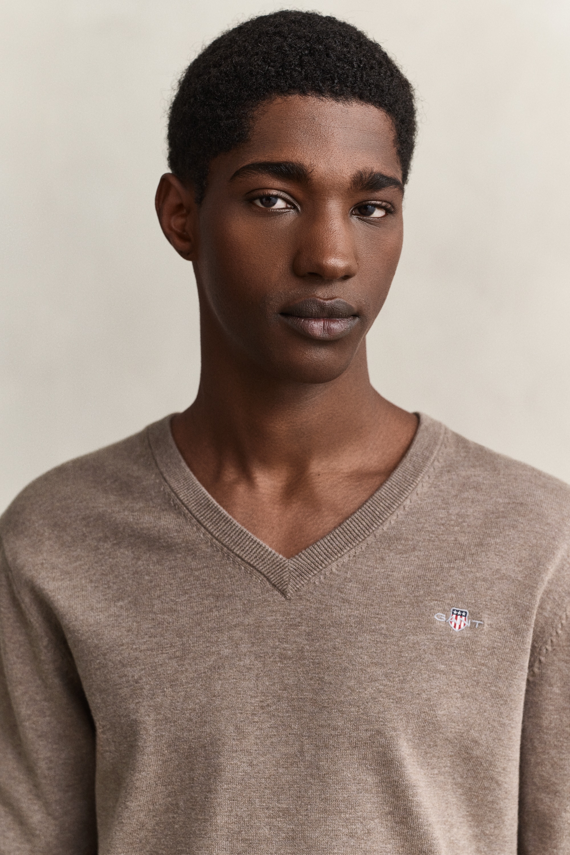 Gant V-Ausschnitt-Pullover »CLASSIC COTTON V-NECK« Regular fit mit V-Ausschnitt