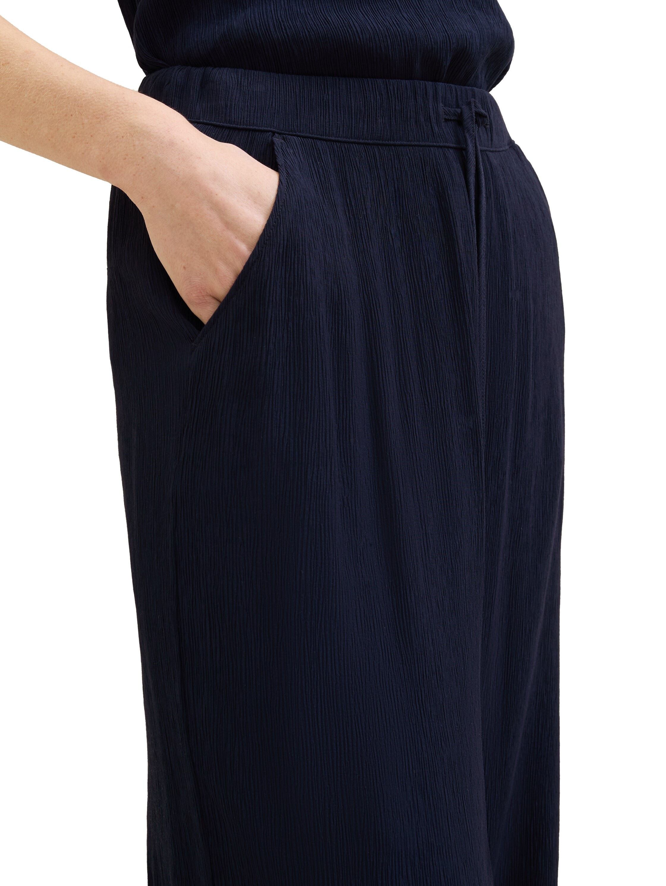 TOM TAILOR Culotte, in Crinkle-Optik