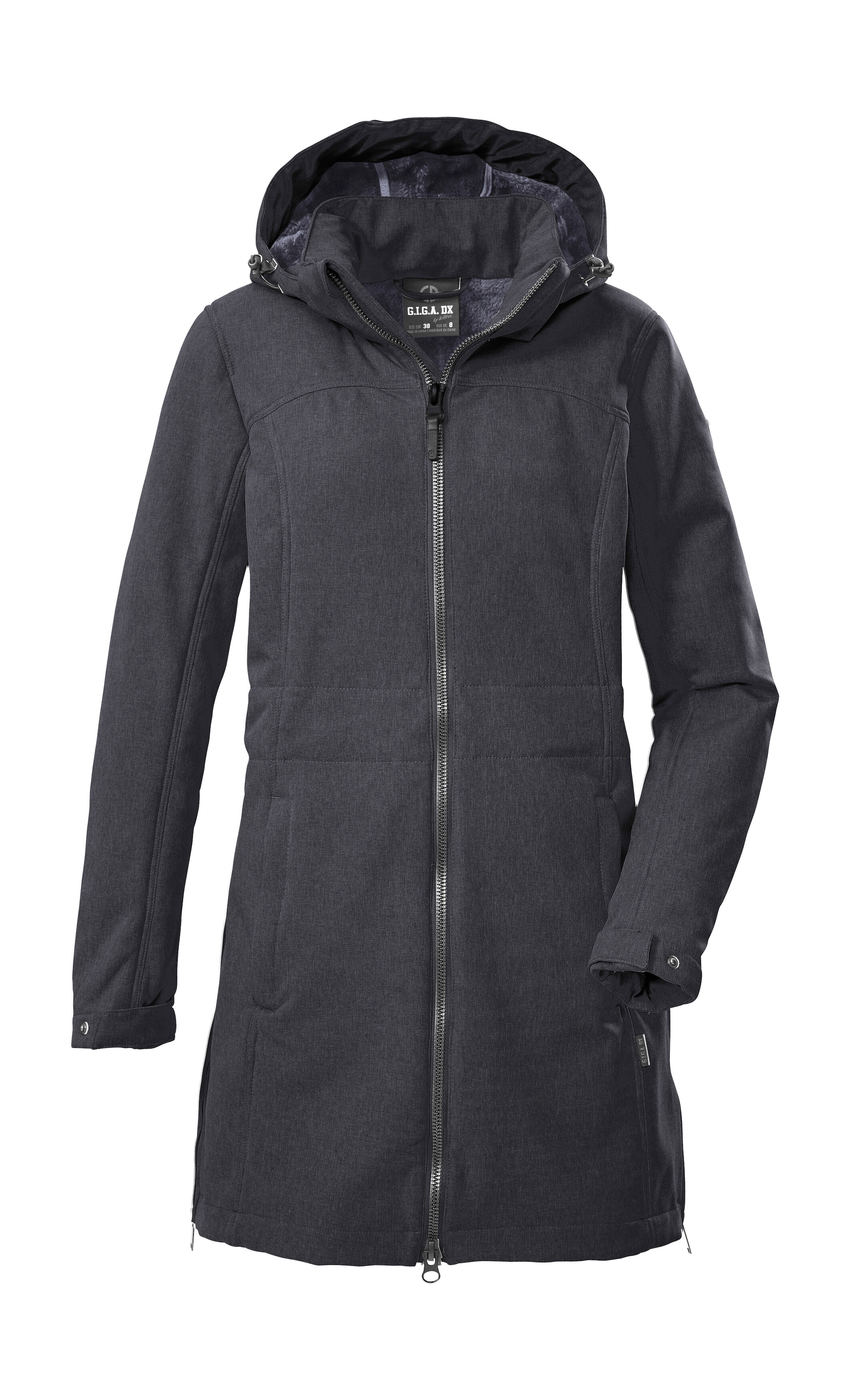Image of G.I.G.A. DX by killtec Softshellparka "GW 34 WMN SFTSHLL PRK" Wasser- und windabweisender Damen Softshellparka mit Fleecefutter