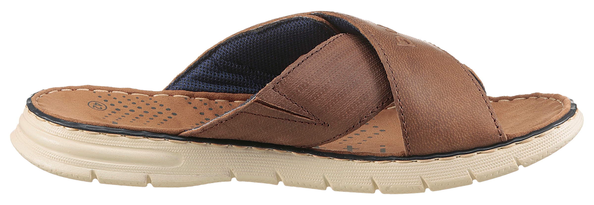 bugatti Pantolette  mit praktischem Klettverschluss