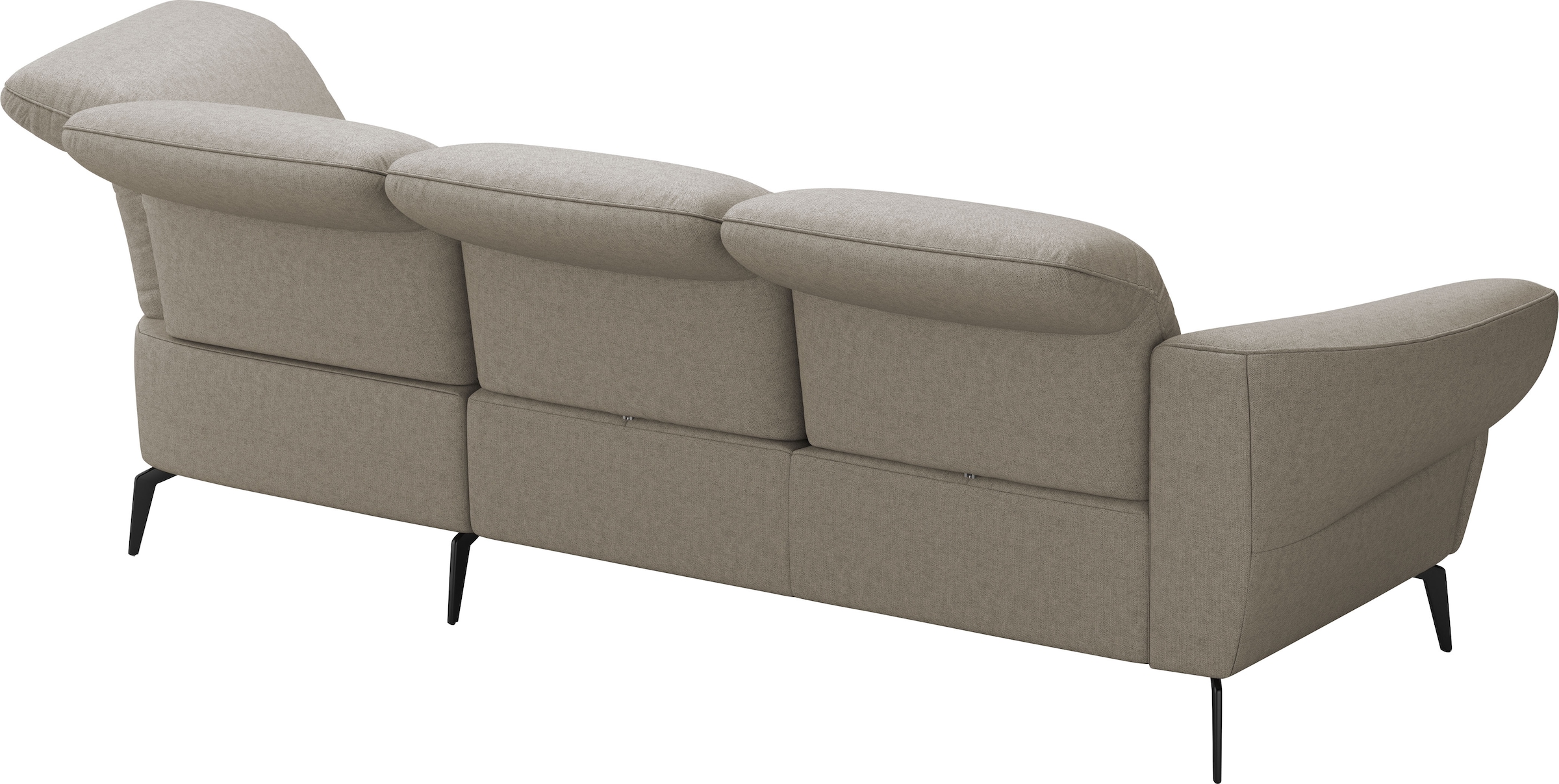 sit&more Ecksofa »Dance, L-Form, inkl. Sitztiefenverstellung«, inkl. Click&Seat, optional mit Kopfteilverstellung