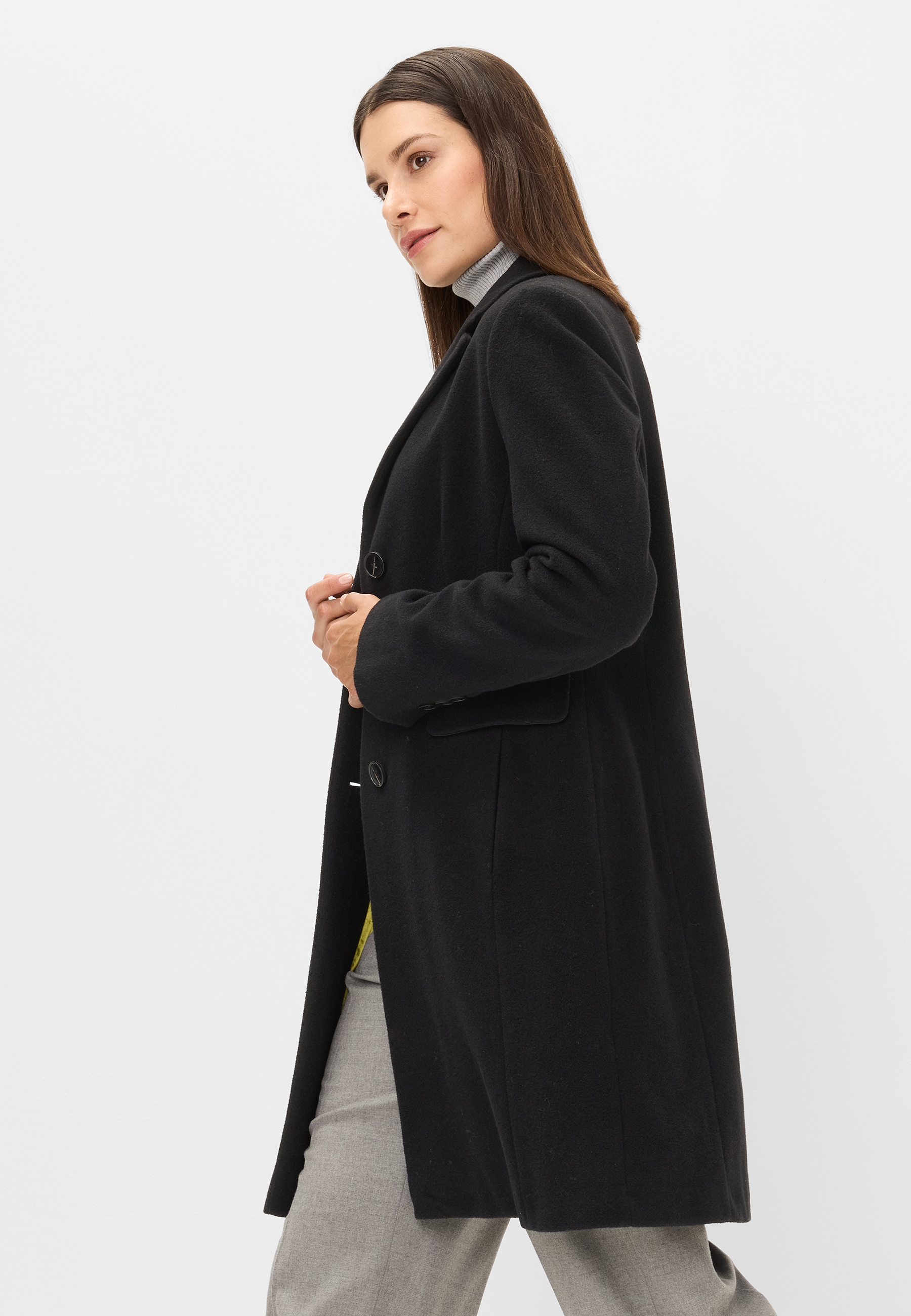 Fuchs Schmitt Manteau court mélange de laine avec proportion de cachemire