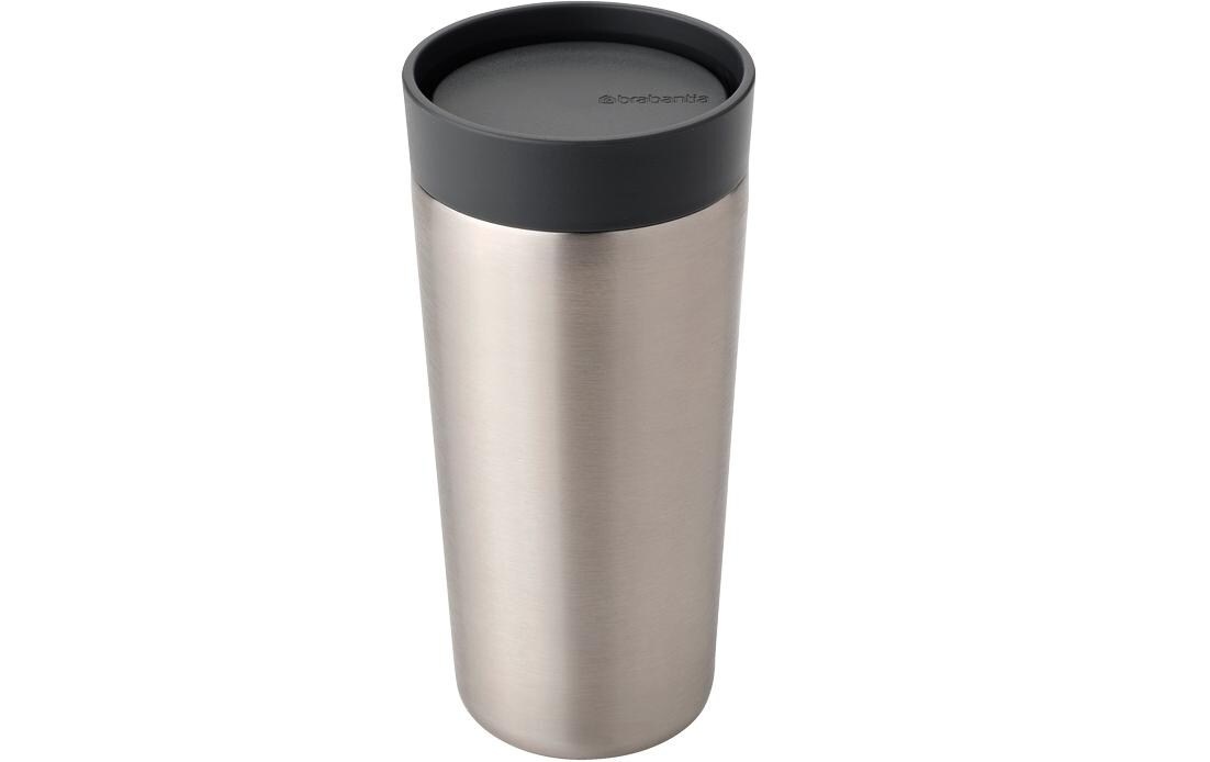 Image of Brabantia Thermobecher "Make & Take 360 ml, Dunkelgrau/Silber"