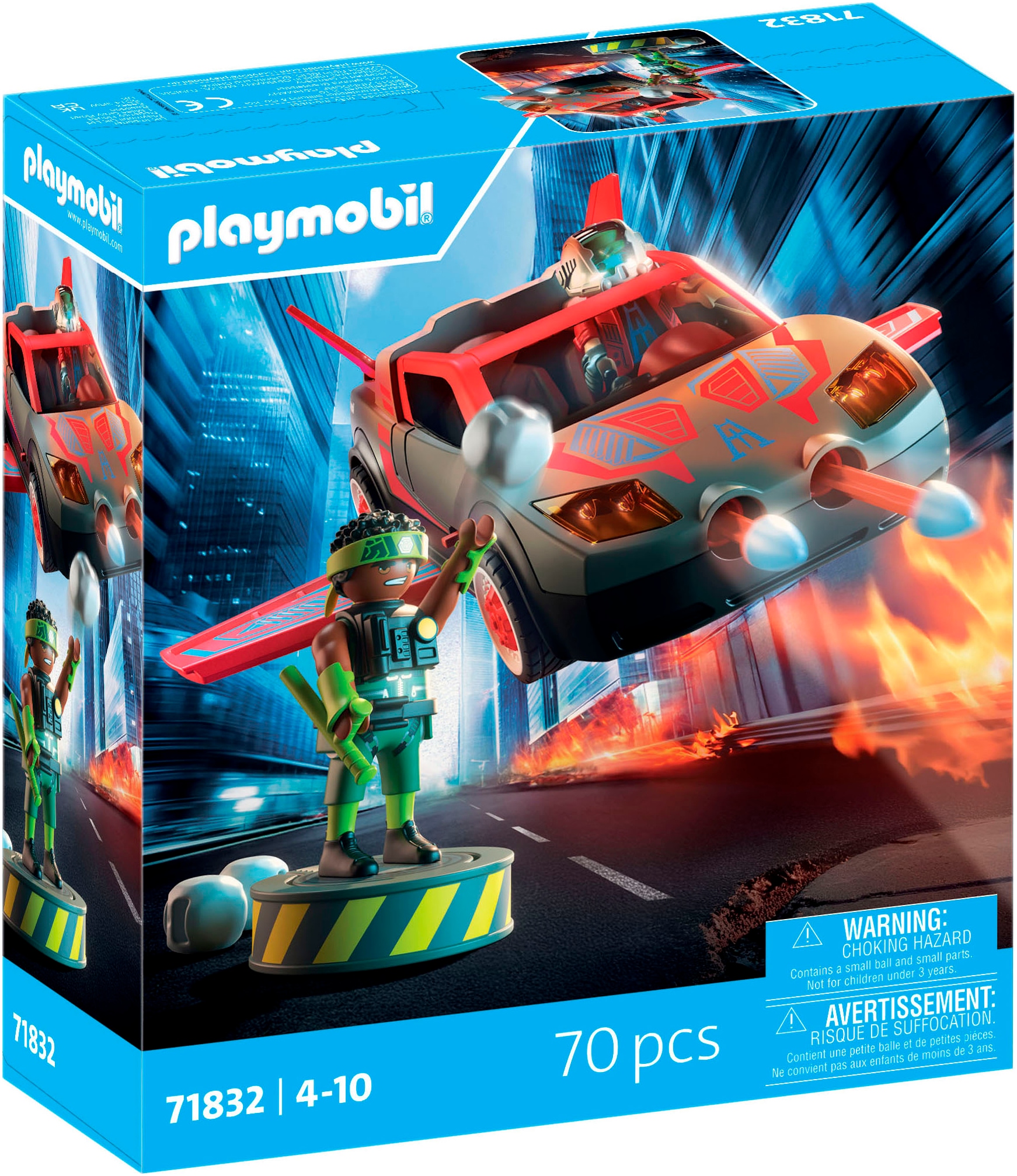 Playmobil® Konstruktions-Spielset »Helden-Multifunktionsfahrzeug (71832), Heroes« Made in Europe
