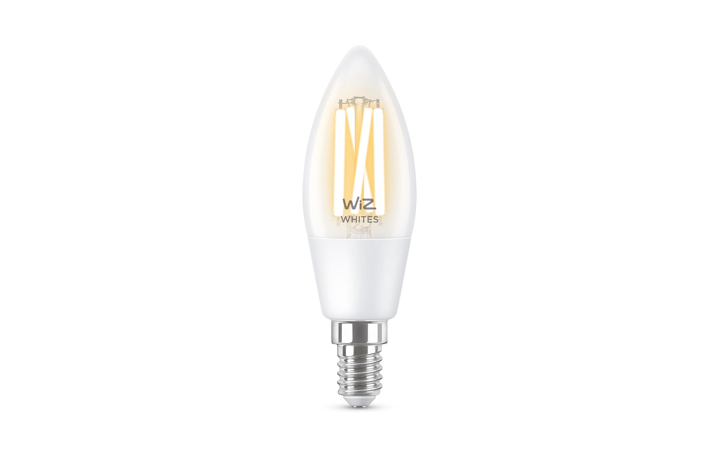 LED-Leuchtmittel »4.9W (40W) E14 B35 Filament Clear Einzelpack«, E14, 1 St.