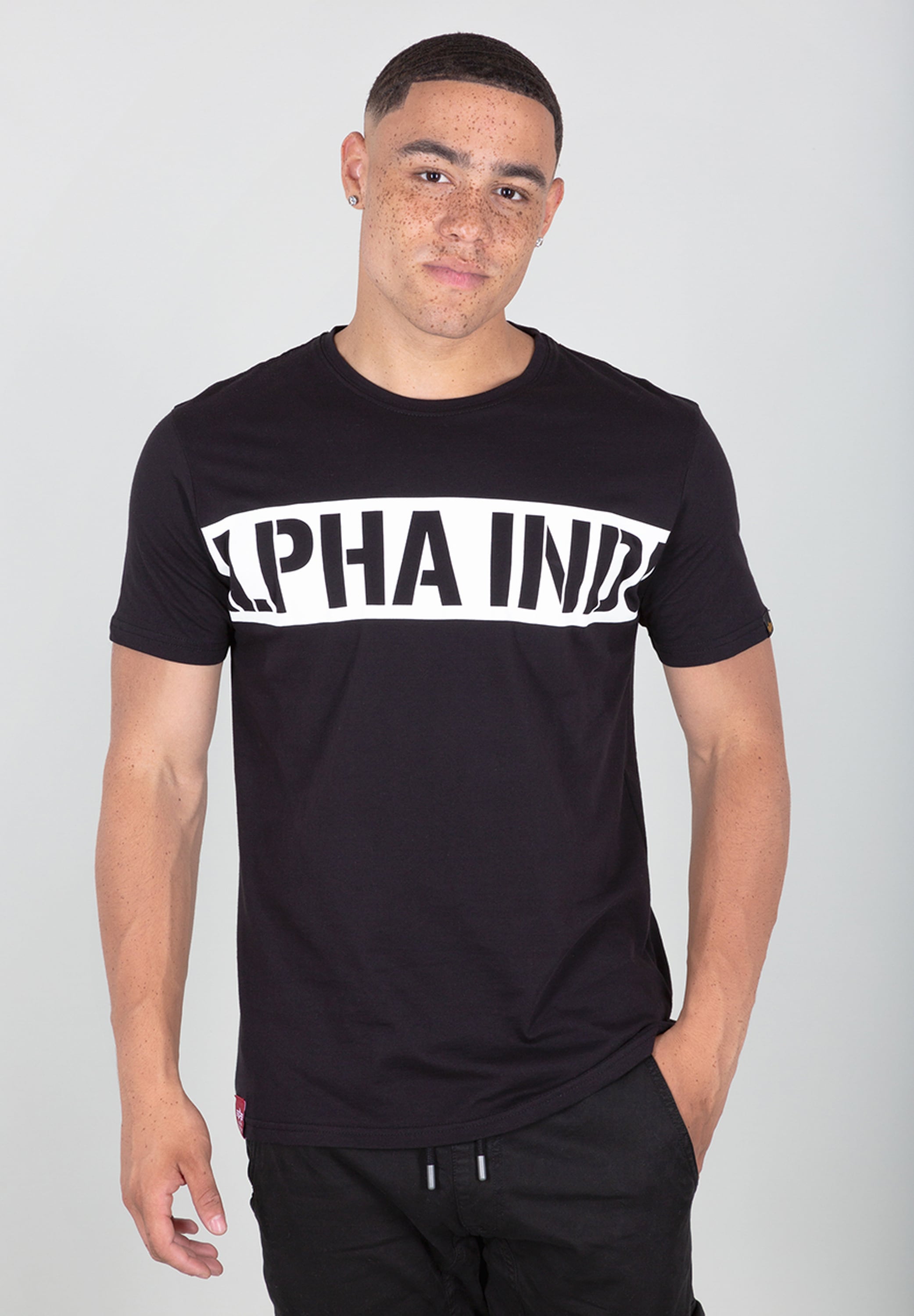 Alpha Industries T-Shirt »Alpha Industries Men - T-Shirts Printed Stripe T«