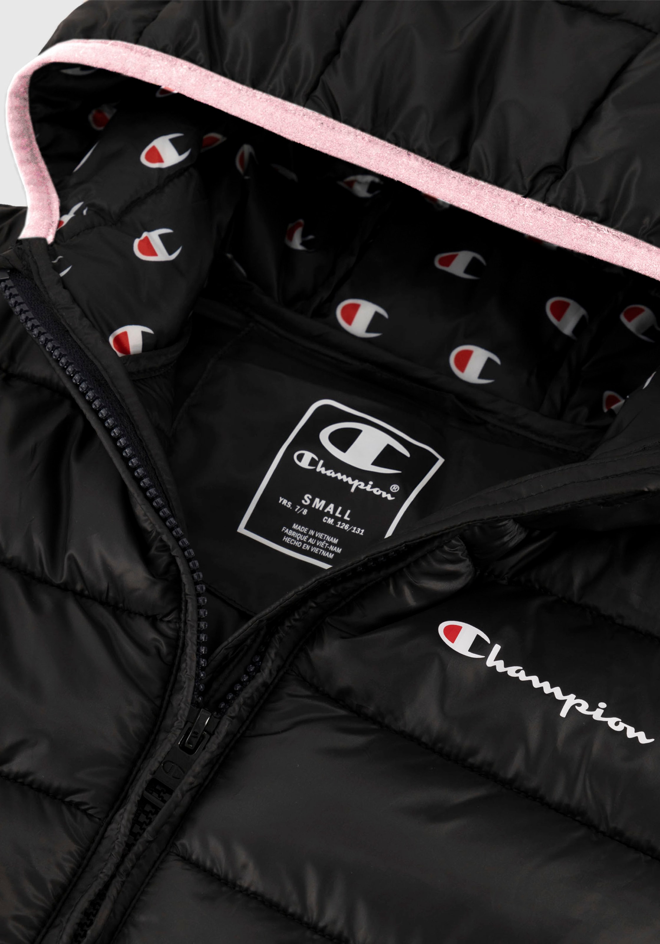 Champion Steppjacke, mit Kapuze