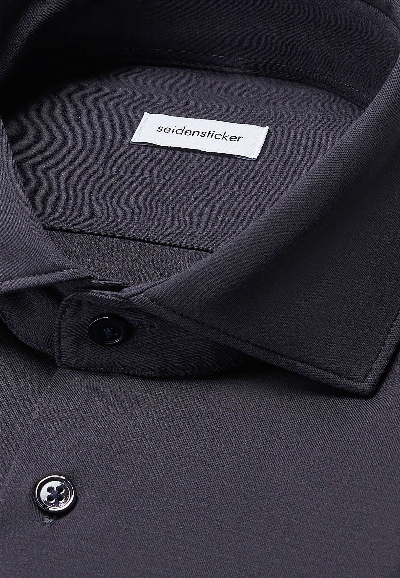 seidensticker Businesshemd »Schwarze Rose« Shaped 1/1 Kentkragen Uni