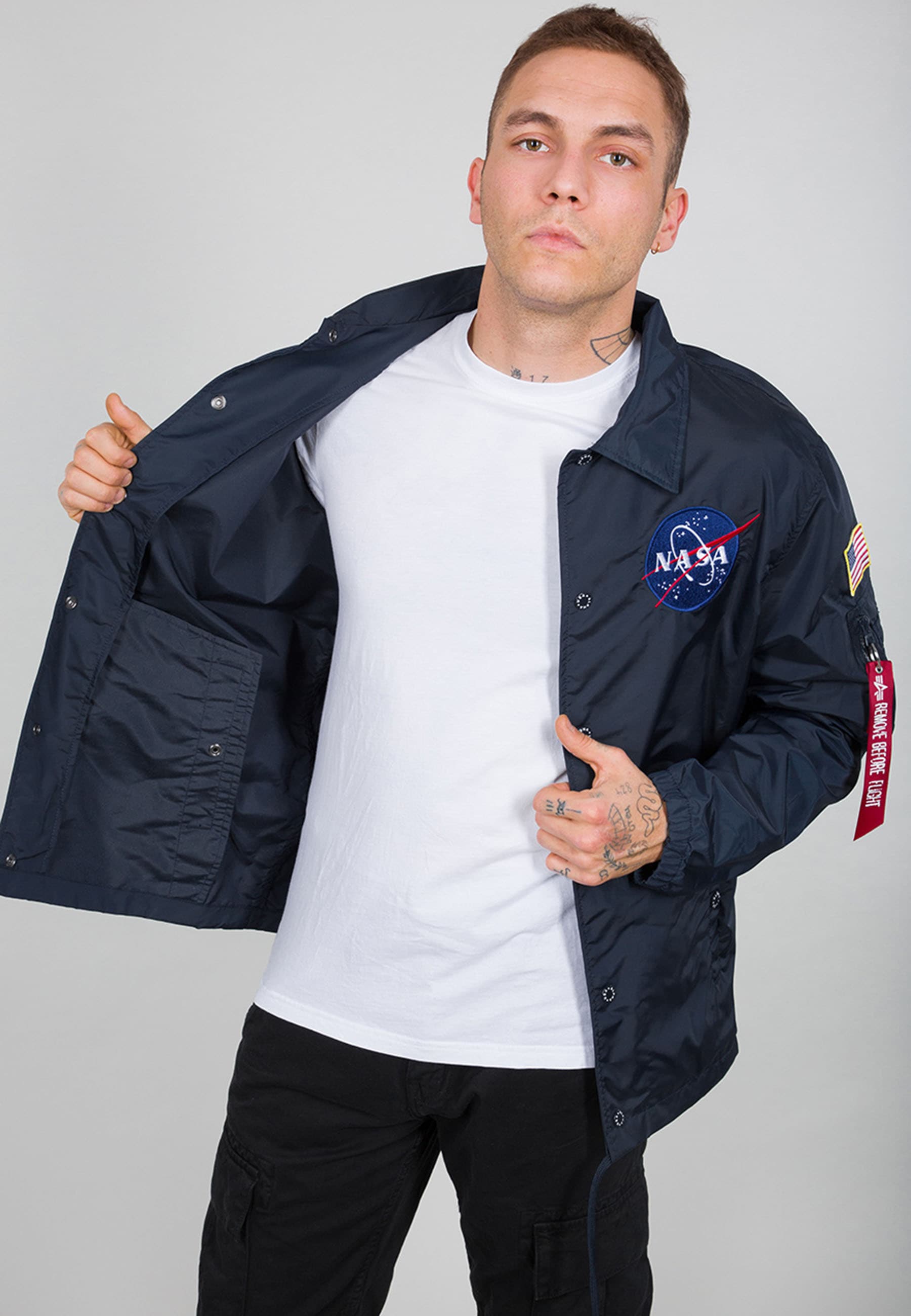 Alpha Industries Bomberjacke »Alpha Industries Men - Outdoor Jackets NASA Coach Jacket«