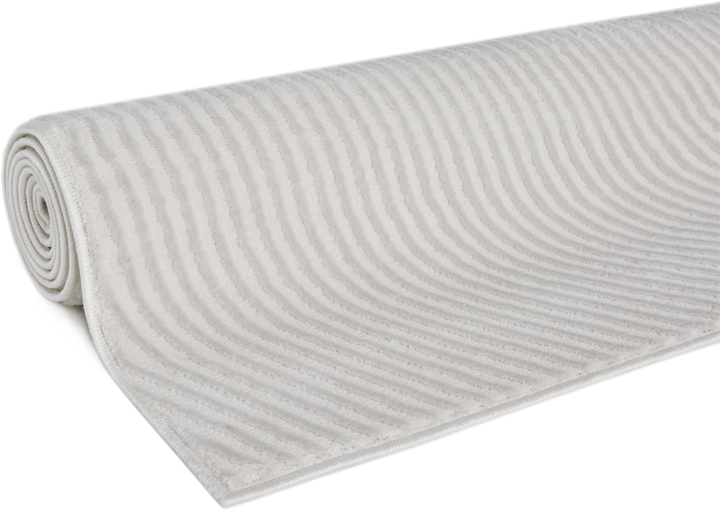 GOODproduct Teppich »Bentori, Hoch-Tief-Struktur, Scandi« rechteckig 11 mm Höhe Modernes Design mit Boho-Charme, Wohnzimmer, Schlafzimmer