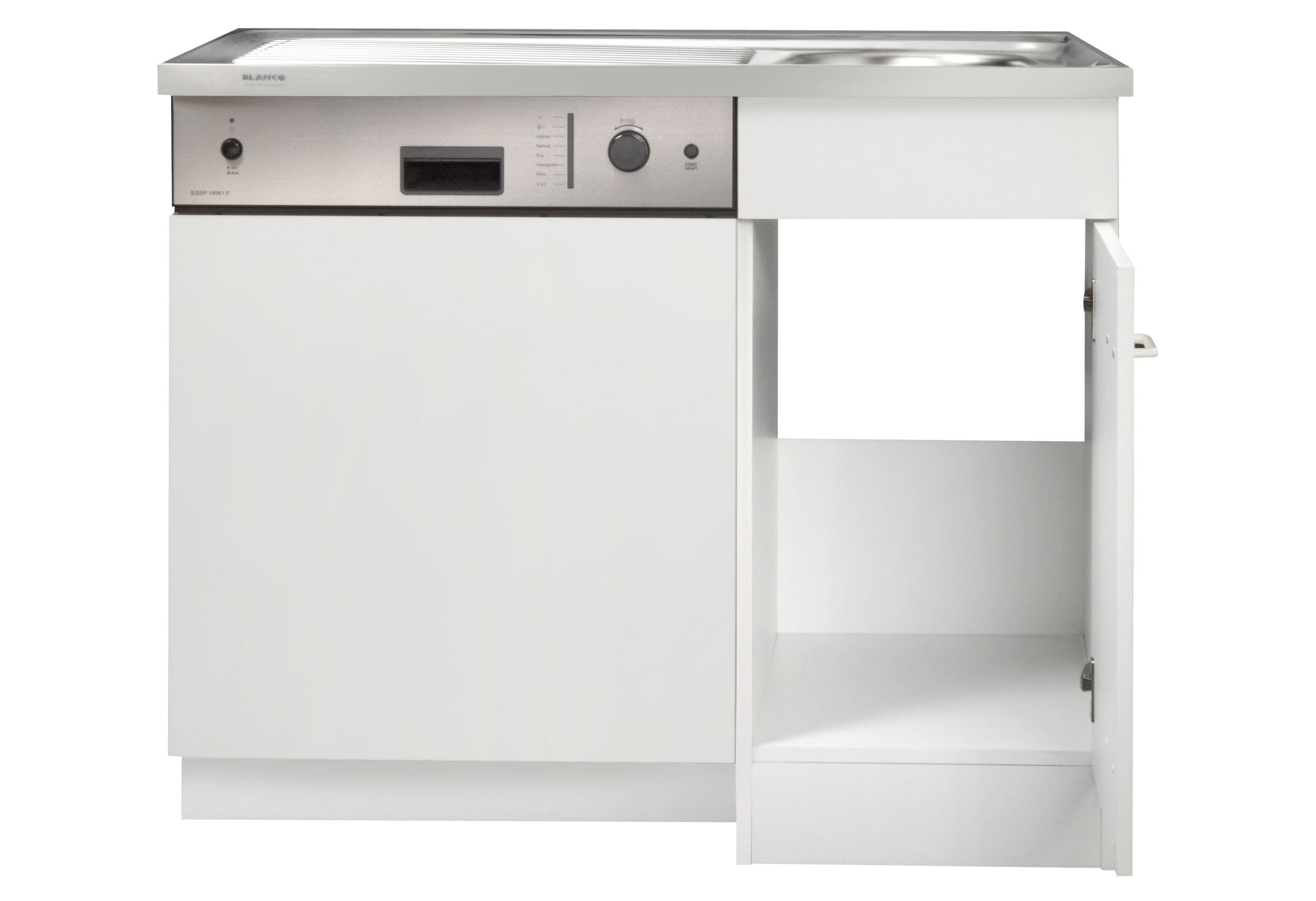KOCHSTATION Spülenschrank »KS-Elster« Spülzentrum für Geschirrspüler, ohne Front B/H/T: ca. 100/85/60 cm