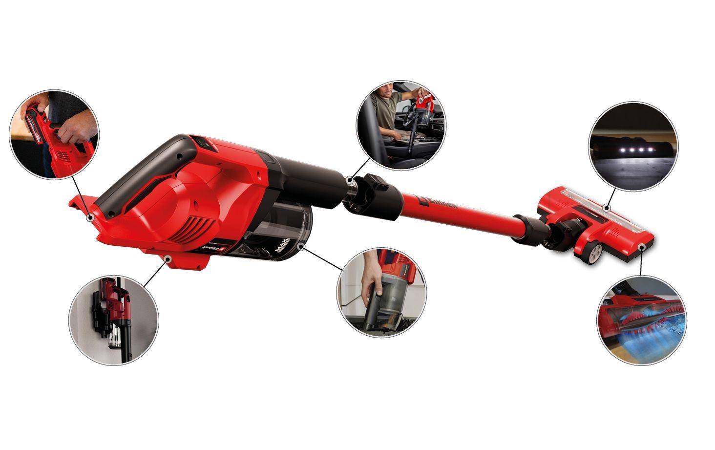 Einhell Akku-Stielstaubsauger »»TE-SV 18 Li« (1x4,0Ah)« mit Akku