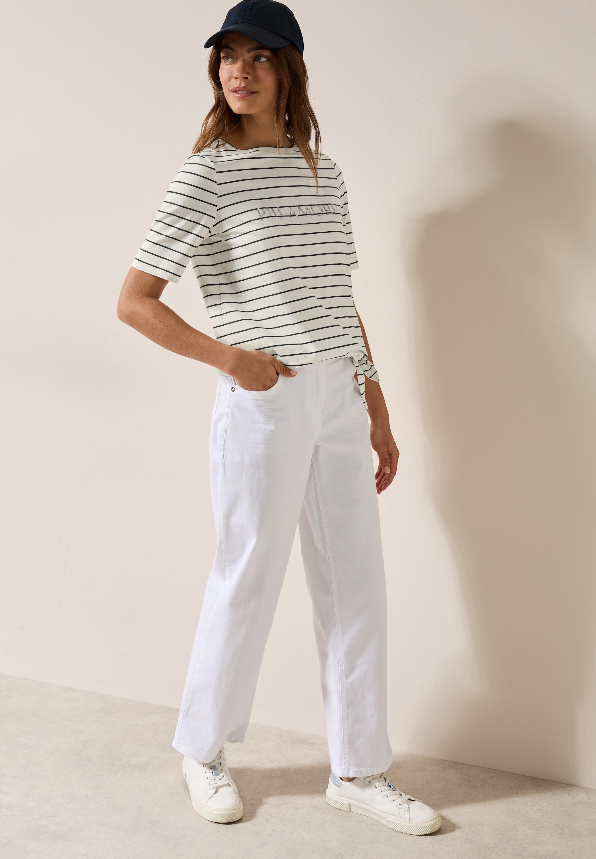 Cecil T-shirt mit Schriftzug