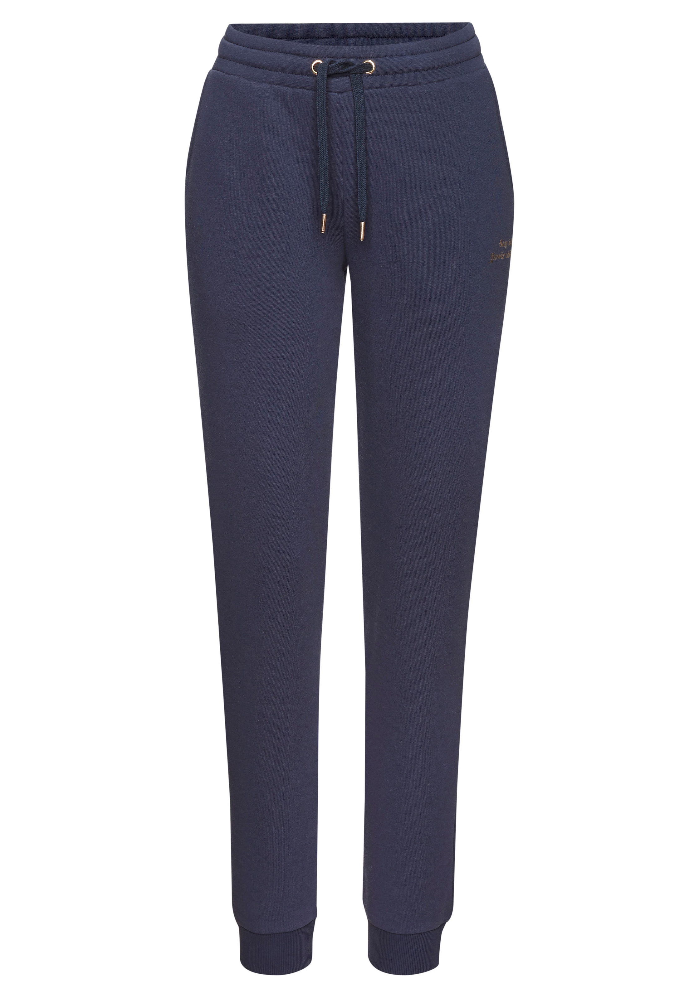 LASCANA Pantalon sweat  avec impression foil brillante, tenue détente